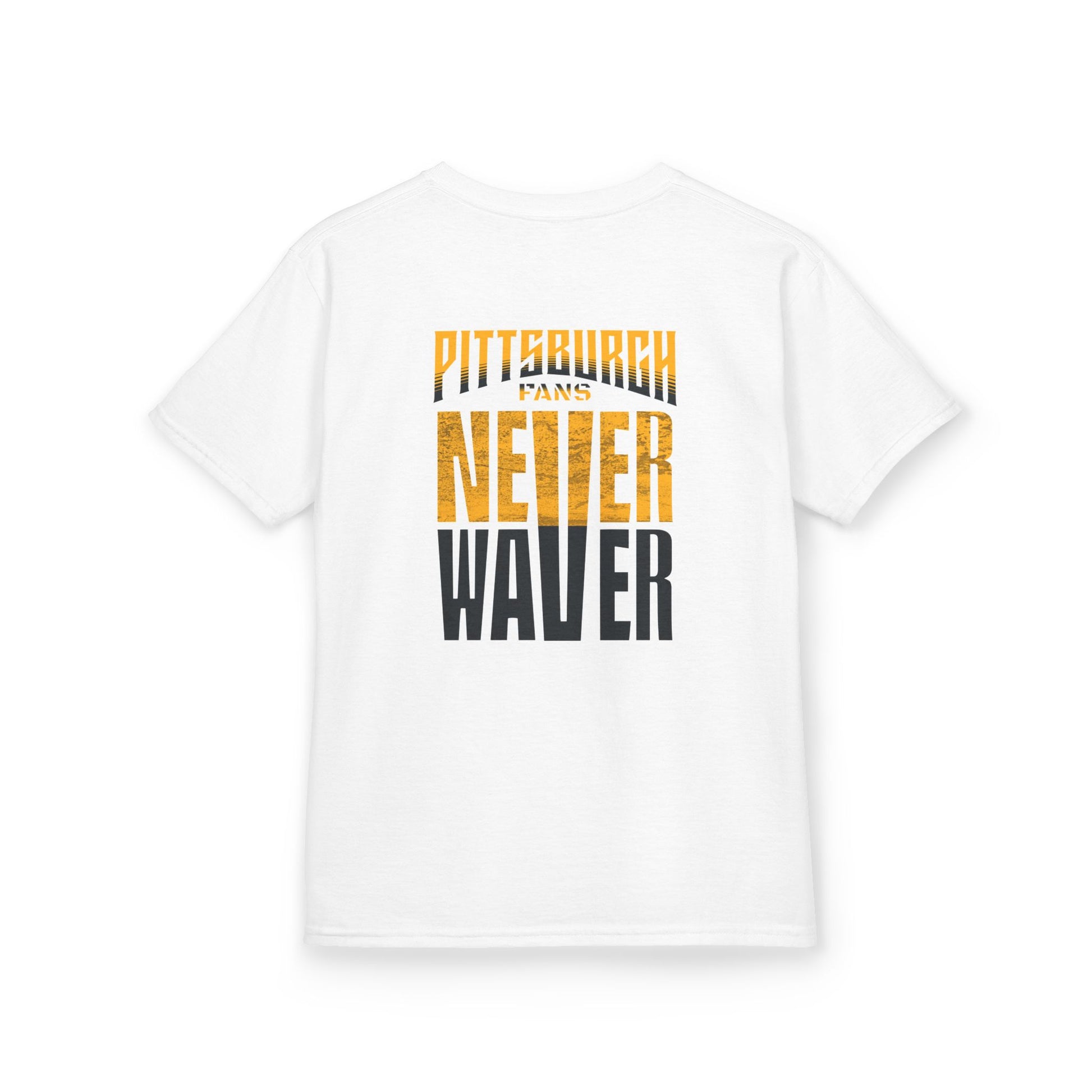 Kids Heavy Cotton™ Tee - Pittsburgh Fans Never Waver - Never Waver
