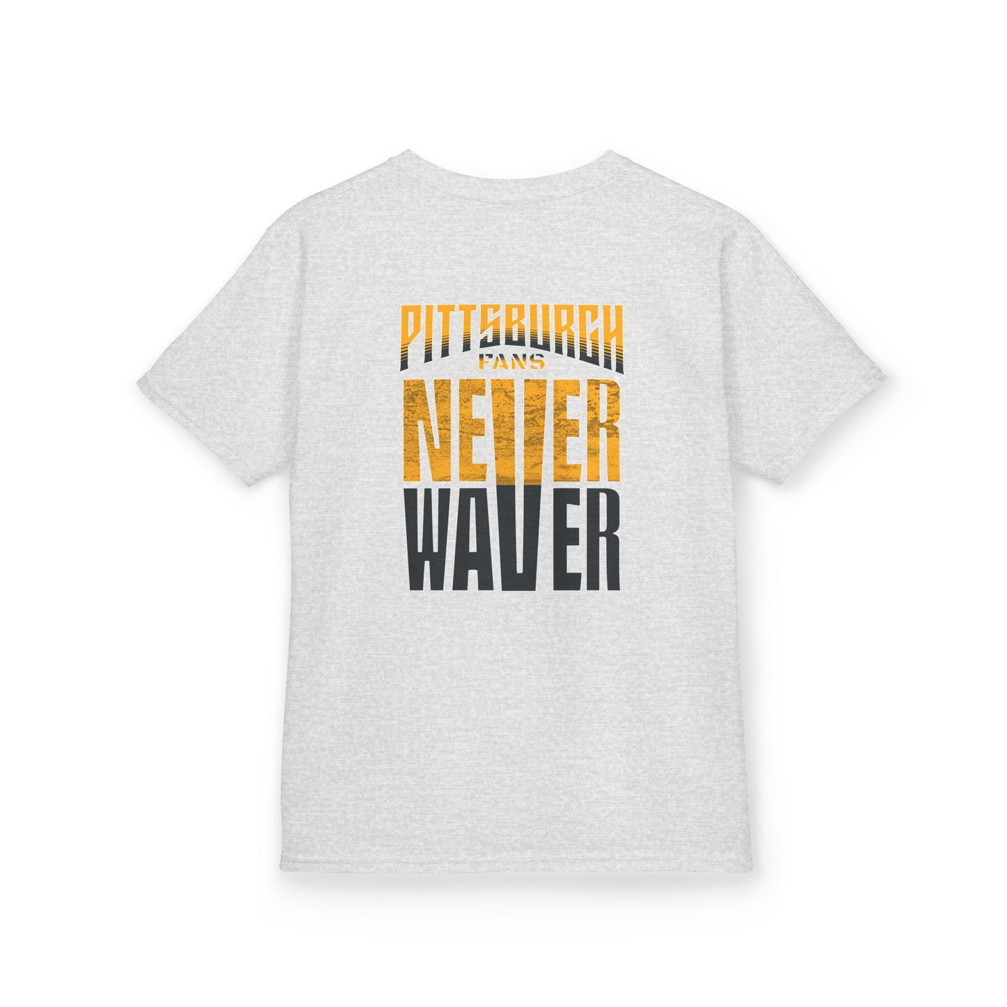 Kids Heavy Cotton™ Tee - Pittsburgh Fans Never Waver - Never Waver