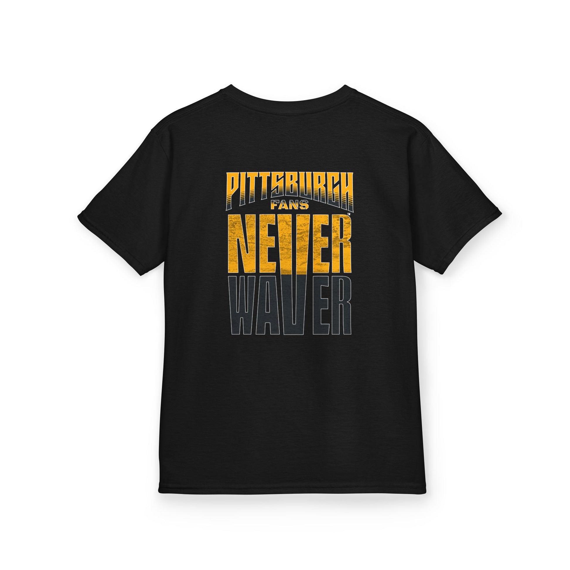 Kids Heavy Cotton™ Tee - Pittsburgh Fans Never Waver - Never Waver
