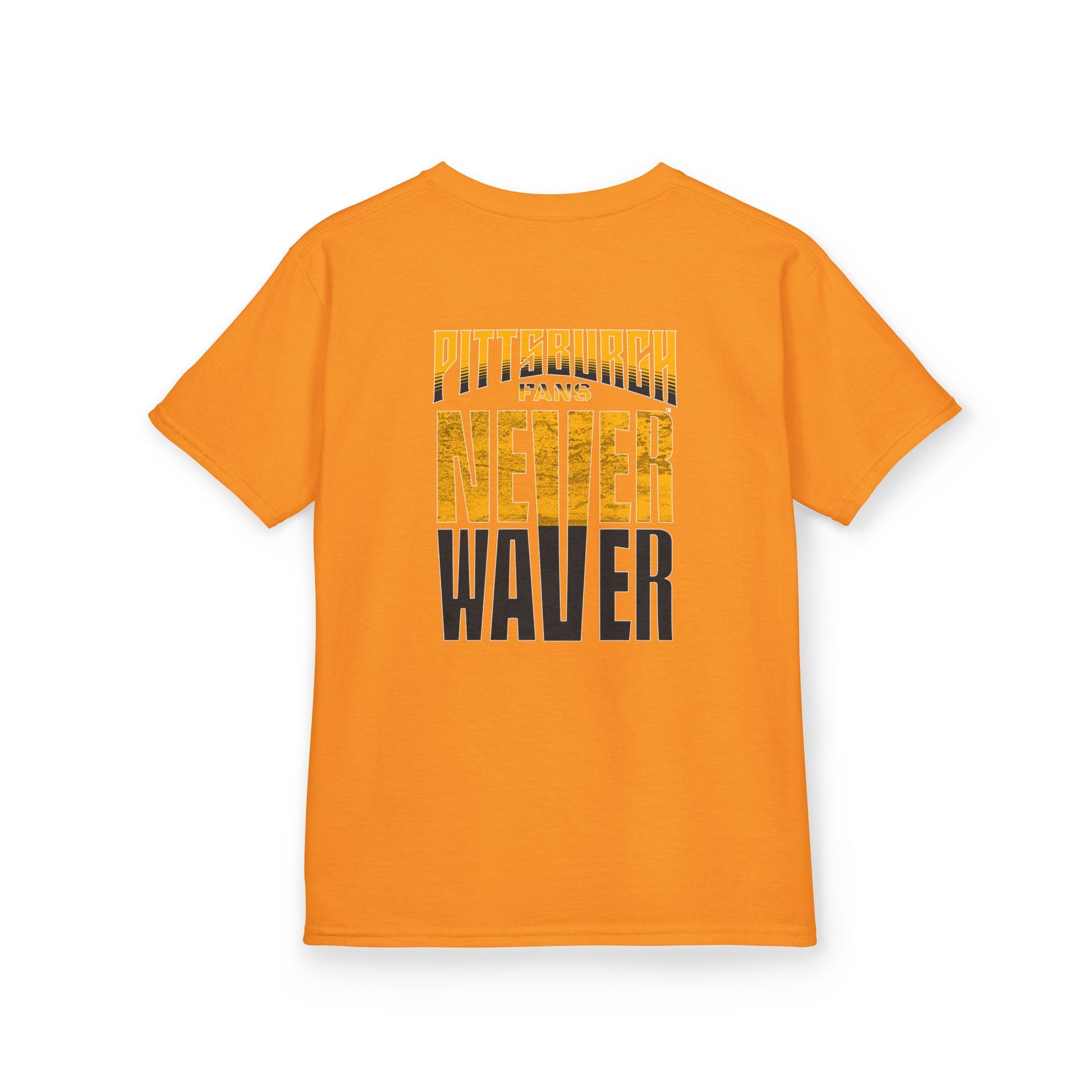 Kids Heavy Cotton™ Tee - Pittsburgh Fans Never Waver - Never Waver