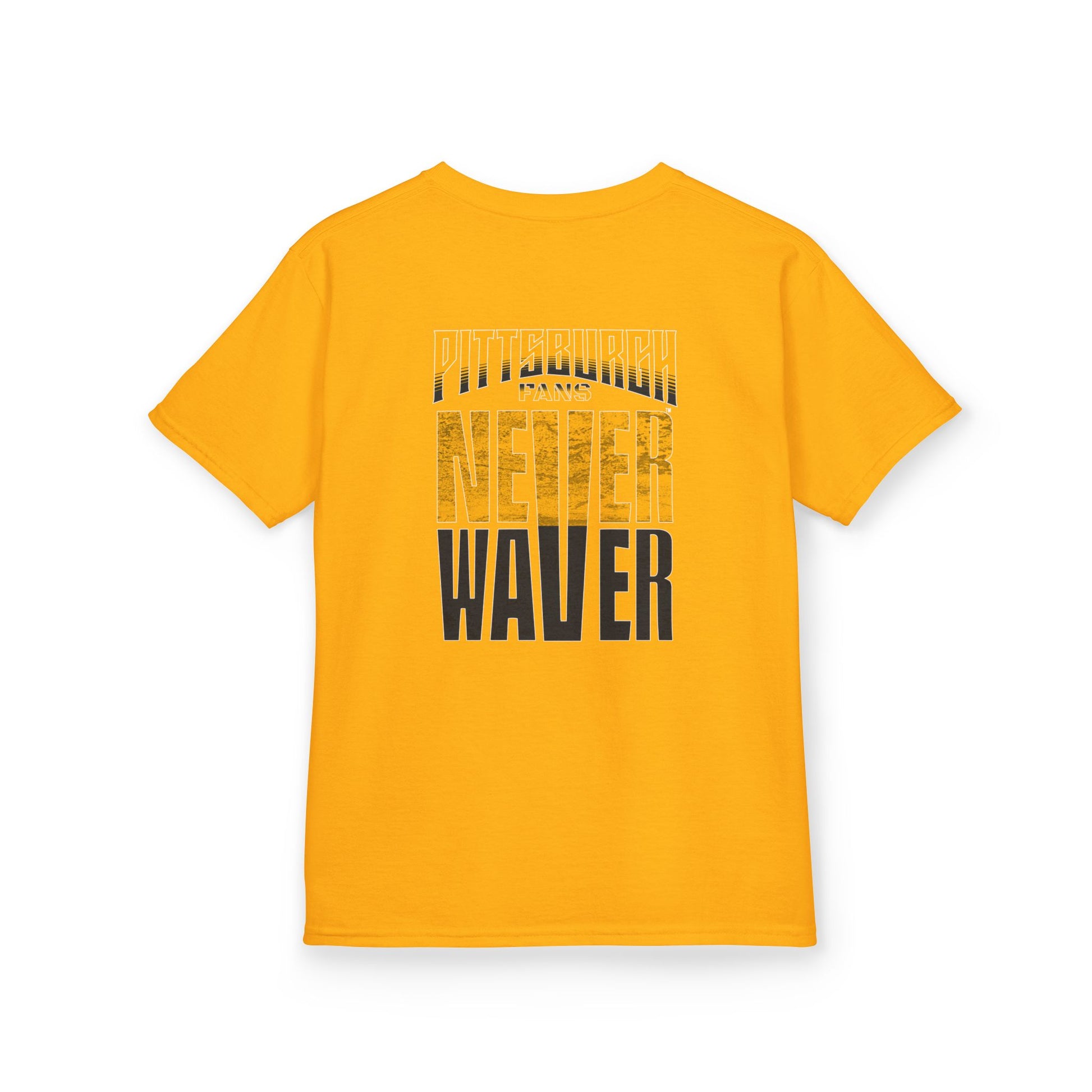 Kids Heavy Cotton™ Tee - Pittsburgh Fans Never Waver - Never Waver
