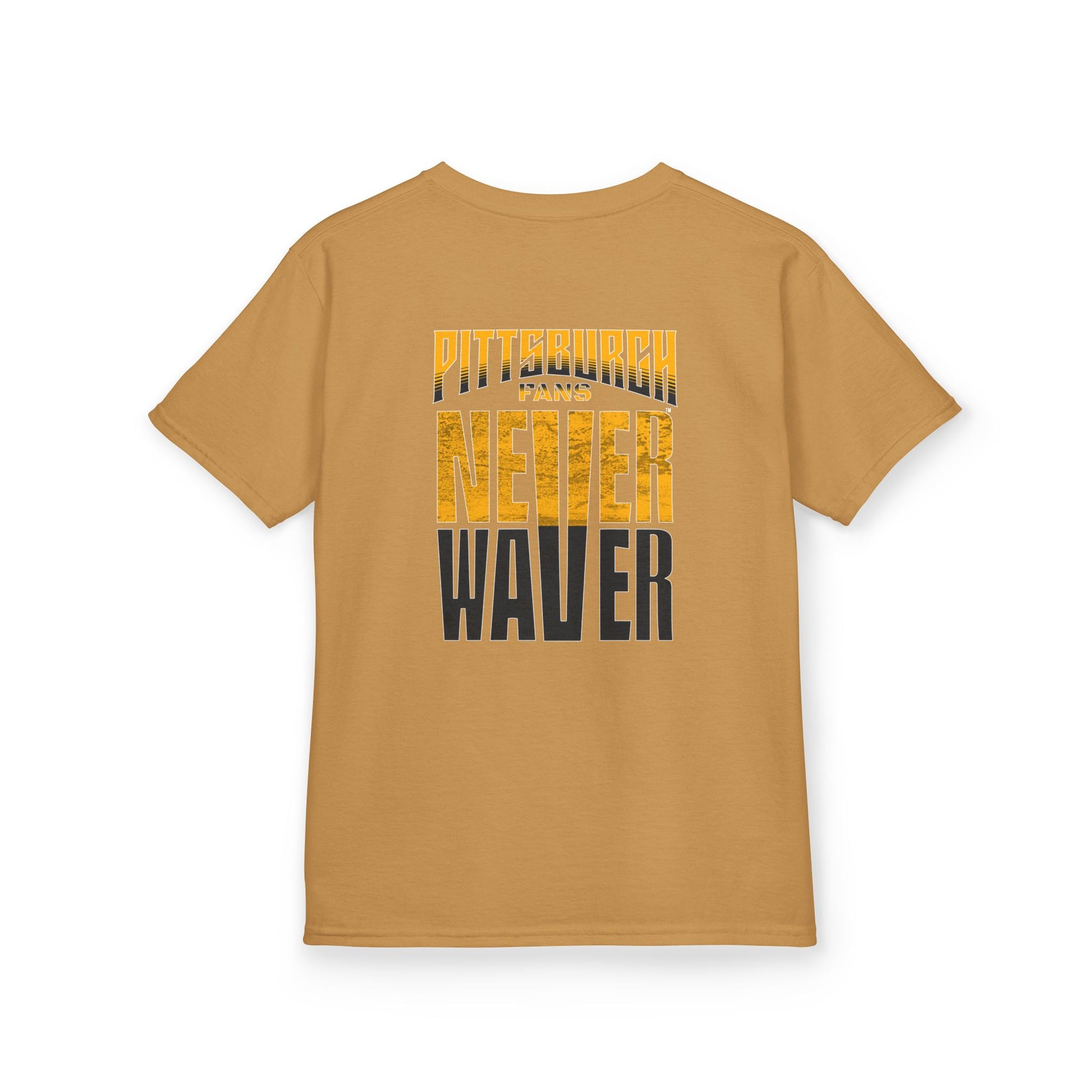 Kids Heavy Cotton™ Tee - Pittsburgh Fans Never Waver - Never Waver