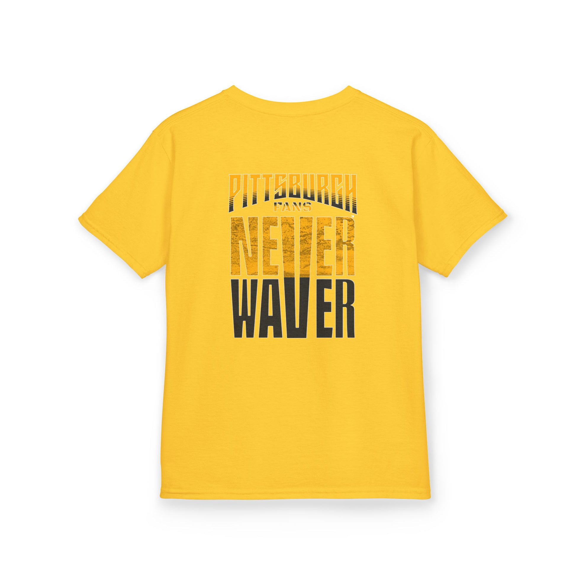 Kids Heavy Cotton™ Tee - Pittsburgh Fans Never Waver - Never Waver