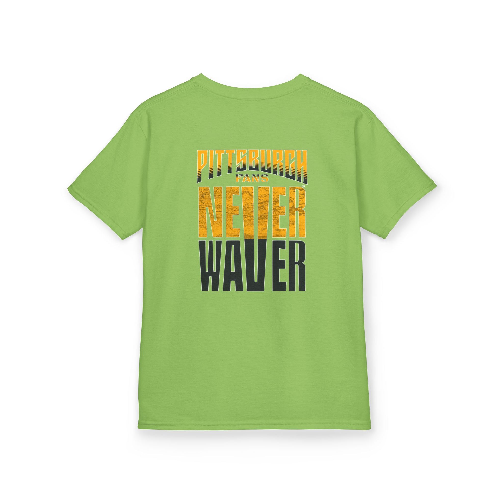 Kids Heavy Cotton™ Tee - Pittsburgh Fans Never Waver - Never Waver