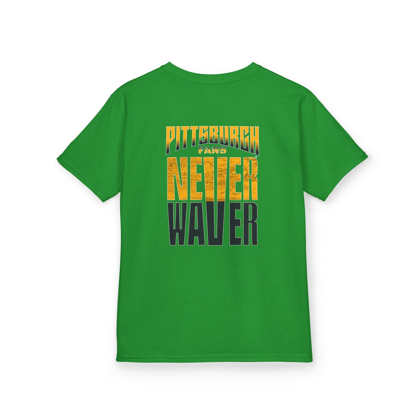 Kids Heavy Cotton™ Tee - Pittsburgh Fans Never Waver - Never Waver