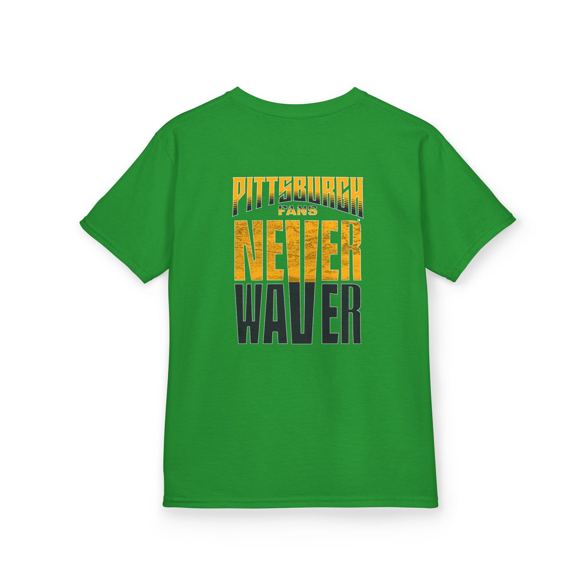 Kids Heavy Cotton™ Tee - Pittsburgh Fans Never Waver - Never Waver