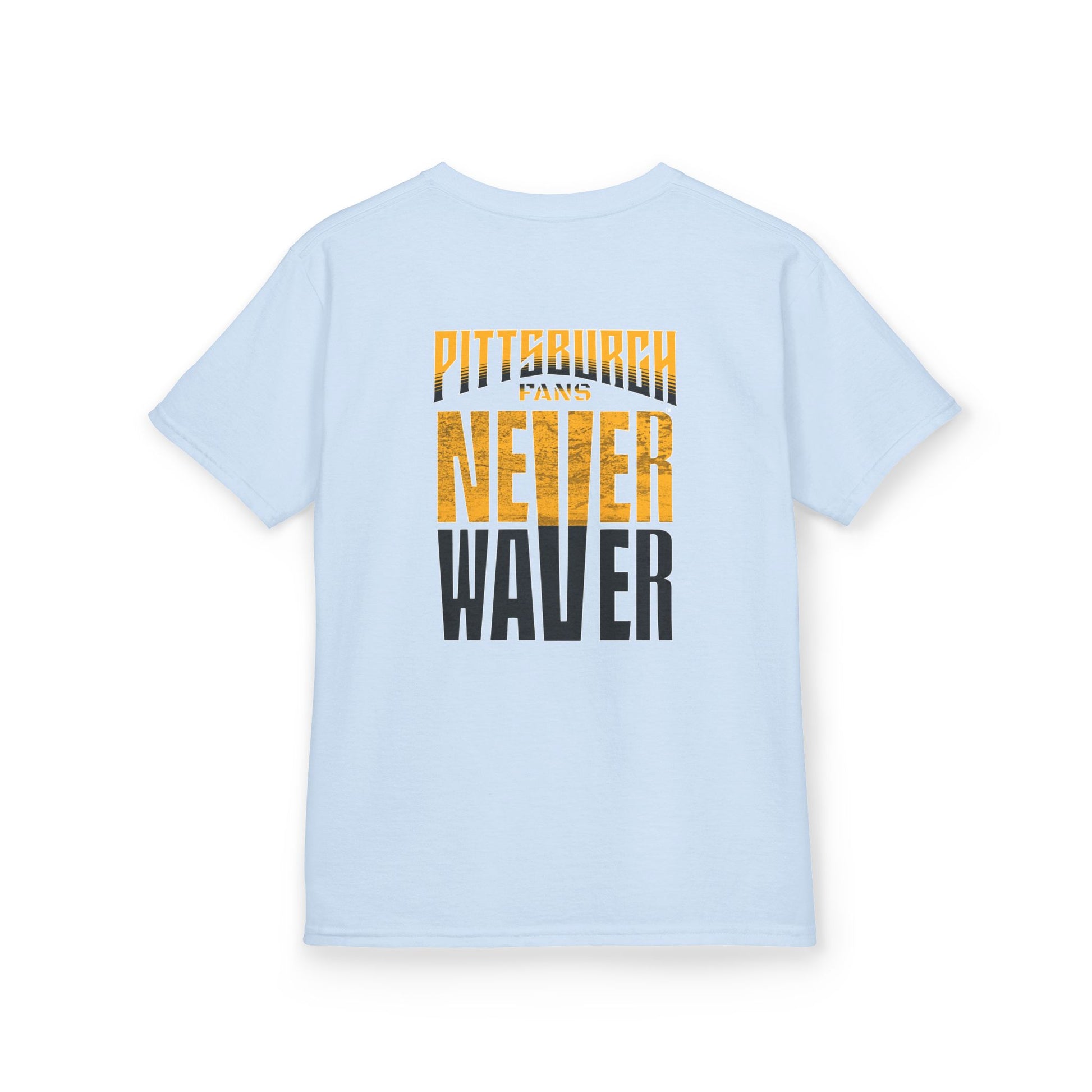 Kids Heavy Cotton™ Tee - Pittsburgh Fans Never Waver - Never Waver