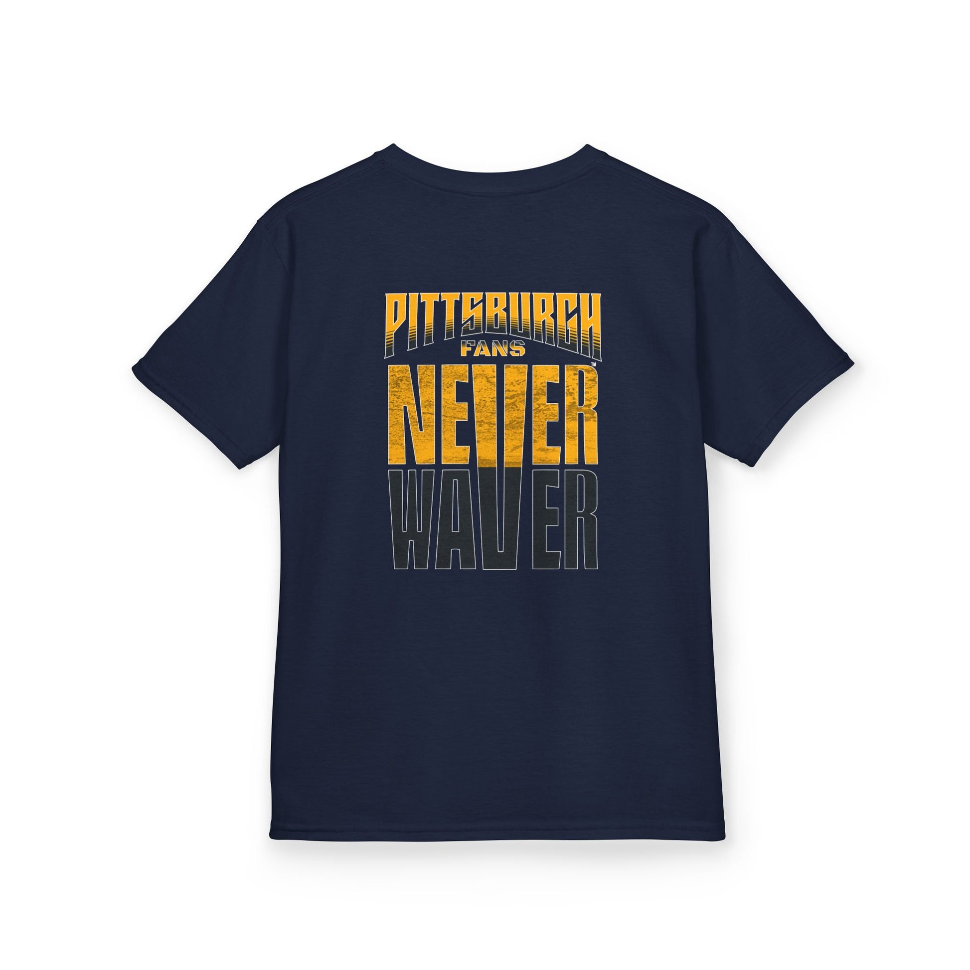 Kids Heavy Cotton™ Tee - Pittsburgh Fans Never Waver - Never Waver