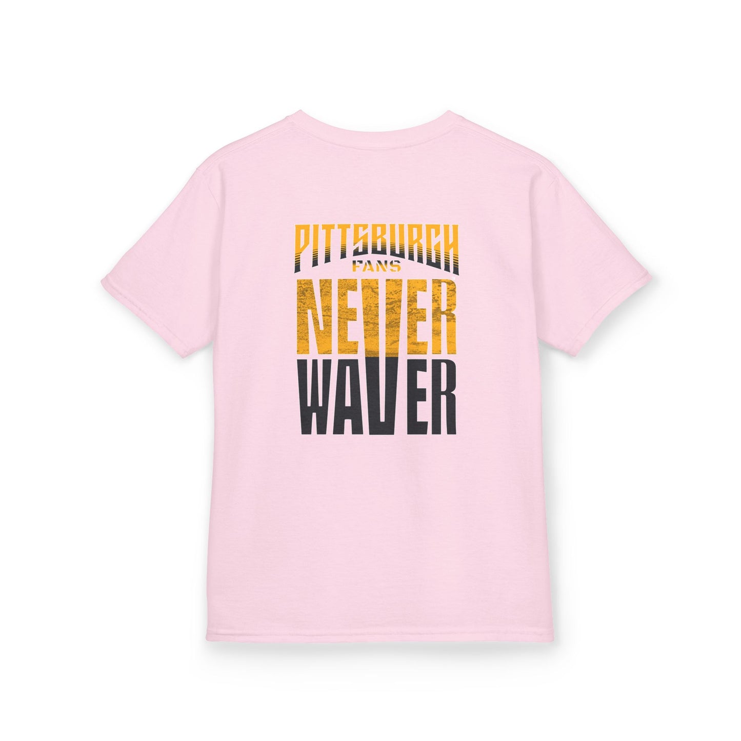 Kids Heavy Cotton™ Tee - Pittsburgh Fans Never Waver - Never Waver