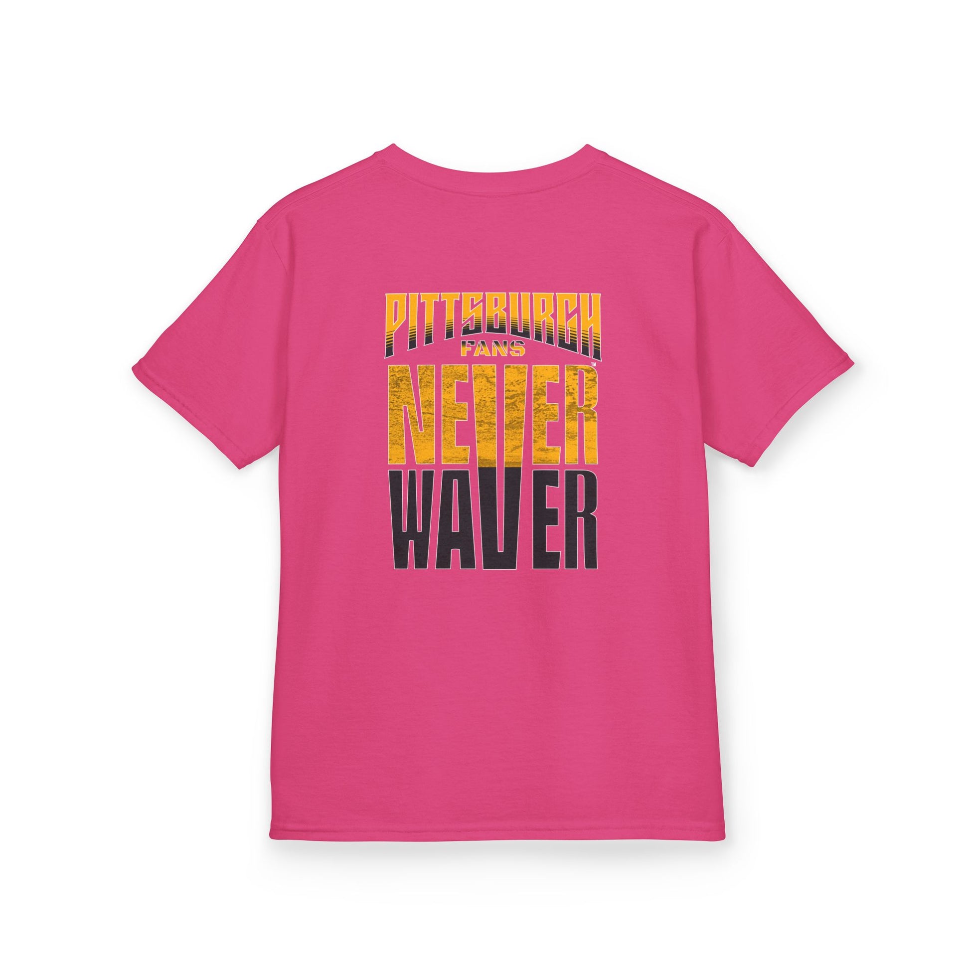 Kids Heavy Cotton™ Tee - Pittsburgh Fans Never Waver - Never Waver