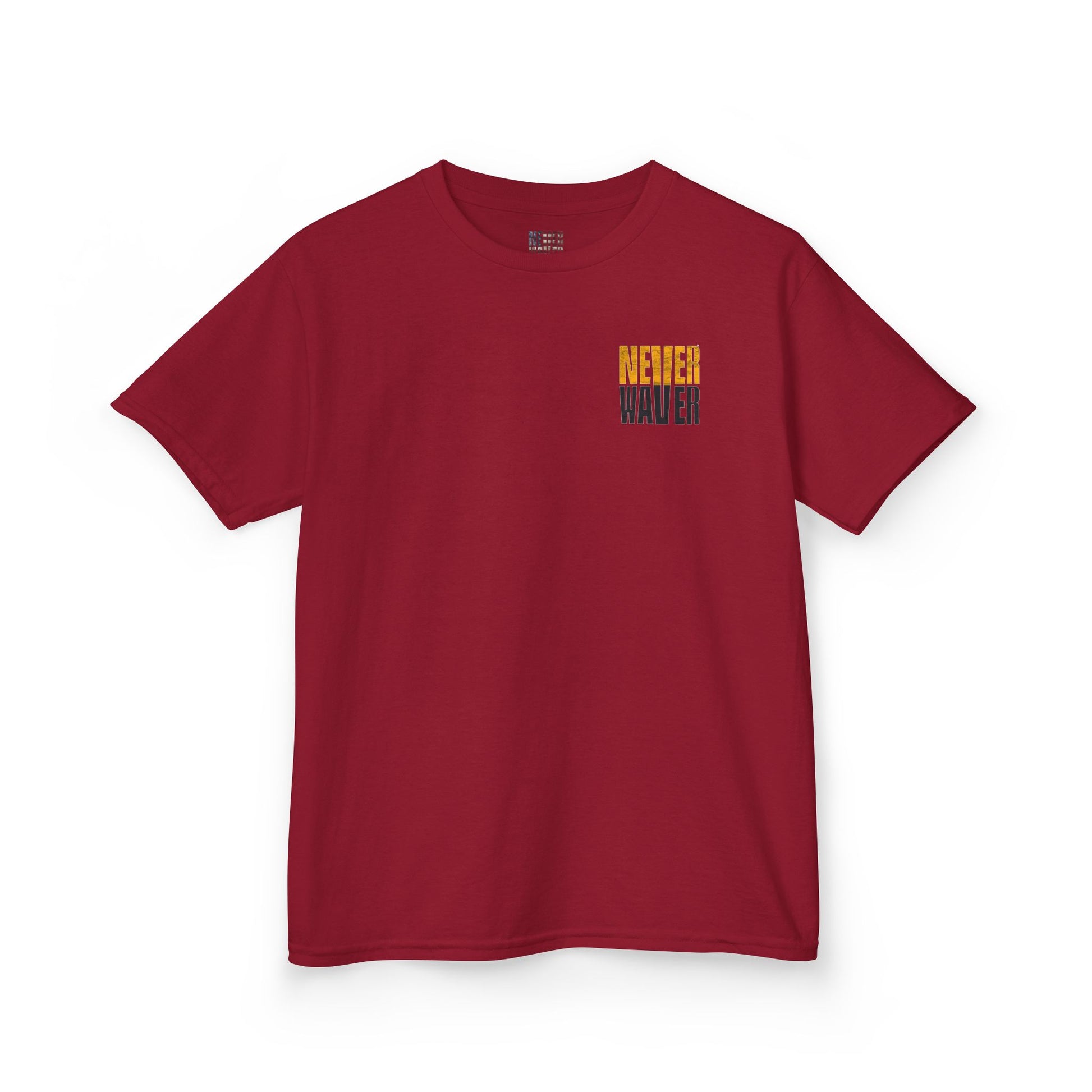 Kids Heavy Cotton™ Tee - Pittsburgh Fans Never Waver - Never Waver