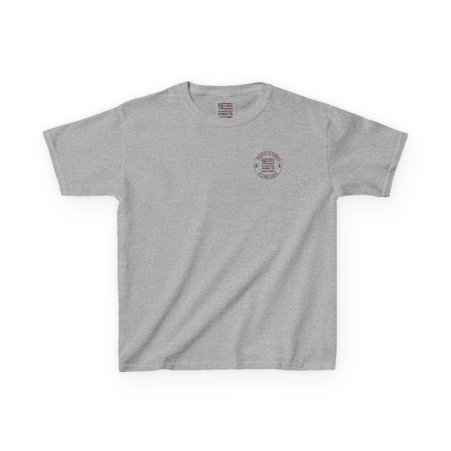 Kids Heavy Cotton™ Tee -Respect is Earned Never Waver It's Not Given - Stylish, Comfortable Everyday Wear - Never Waver