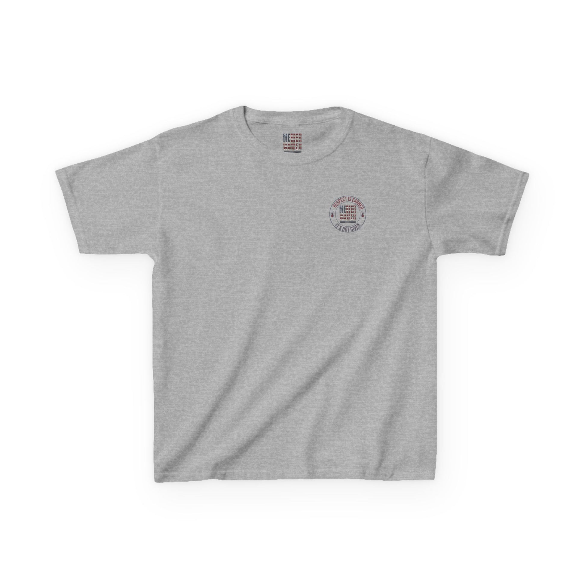 Kids Heavy Cotton™ Tee -Respect is Earned Never Waver It's Not Given - Stylish, Comfortable Everyday Wear - Never Waver