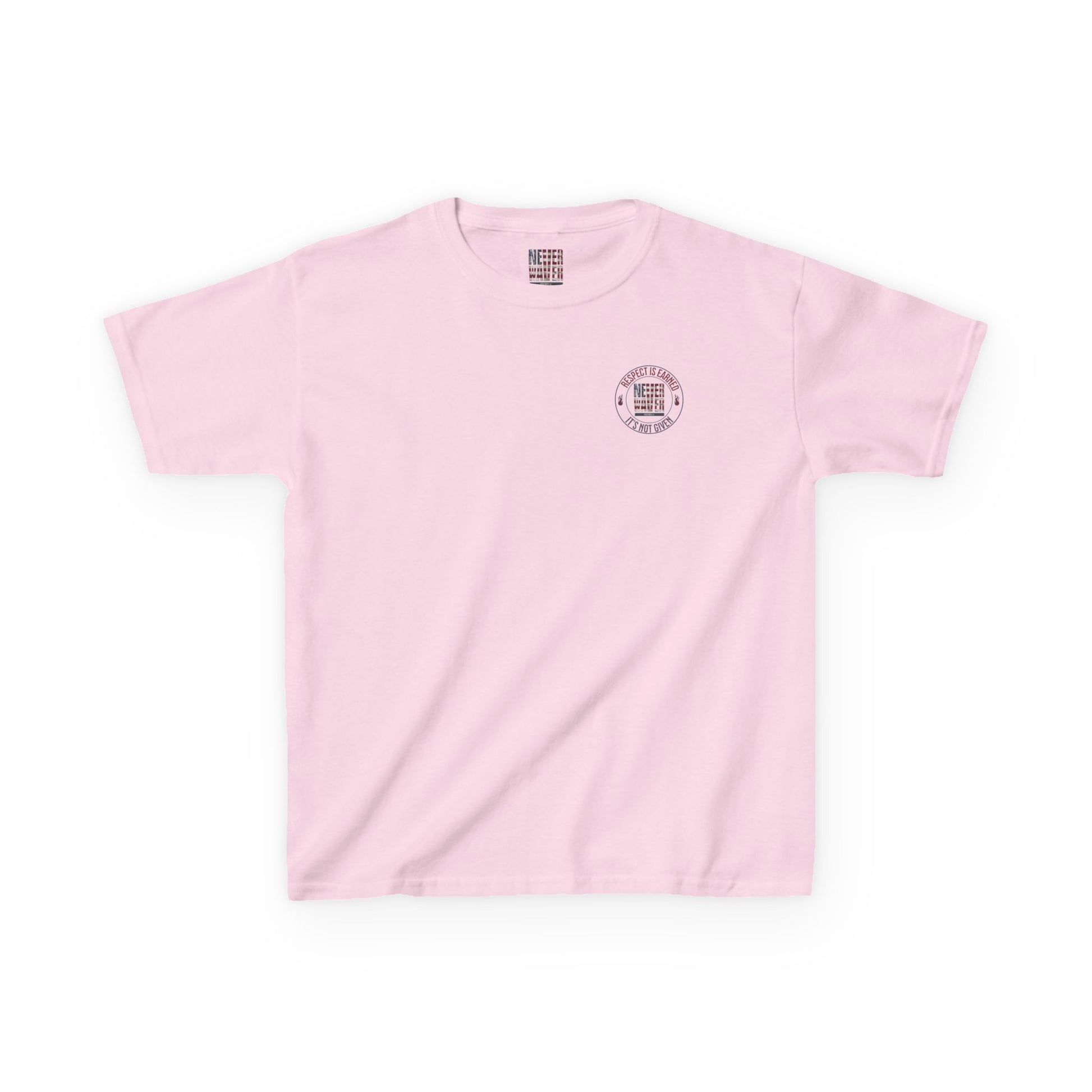 Kids Heavy Cotton™ Tee -Respect is Earned Never Waver It's Not Given - Stylish, Comfortable Everyday Wear - Never Waver