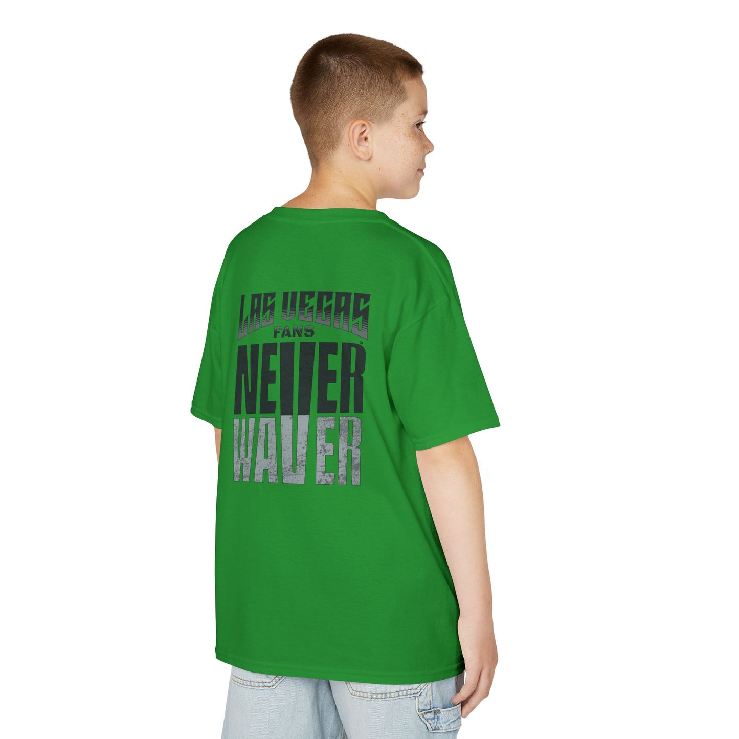 Las Vegas Fans Never Waver Kids Heavy Cotton™ Tee - Never Waver
