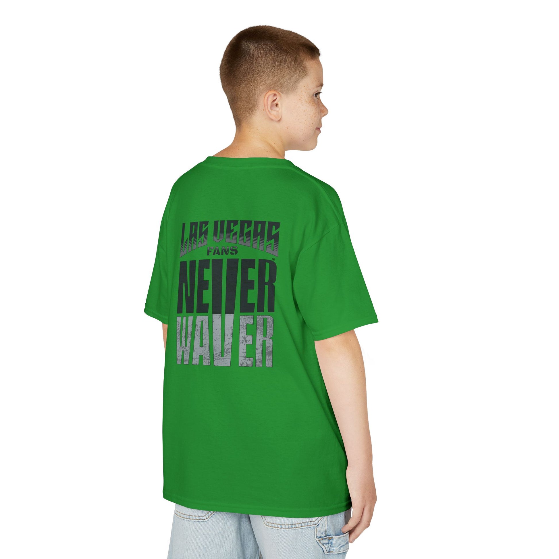 Las Vegas Fans Never Waver Kids Heavy Cotton™ Tee - Never Waver