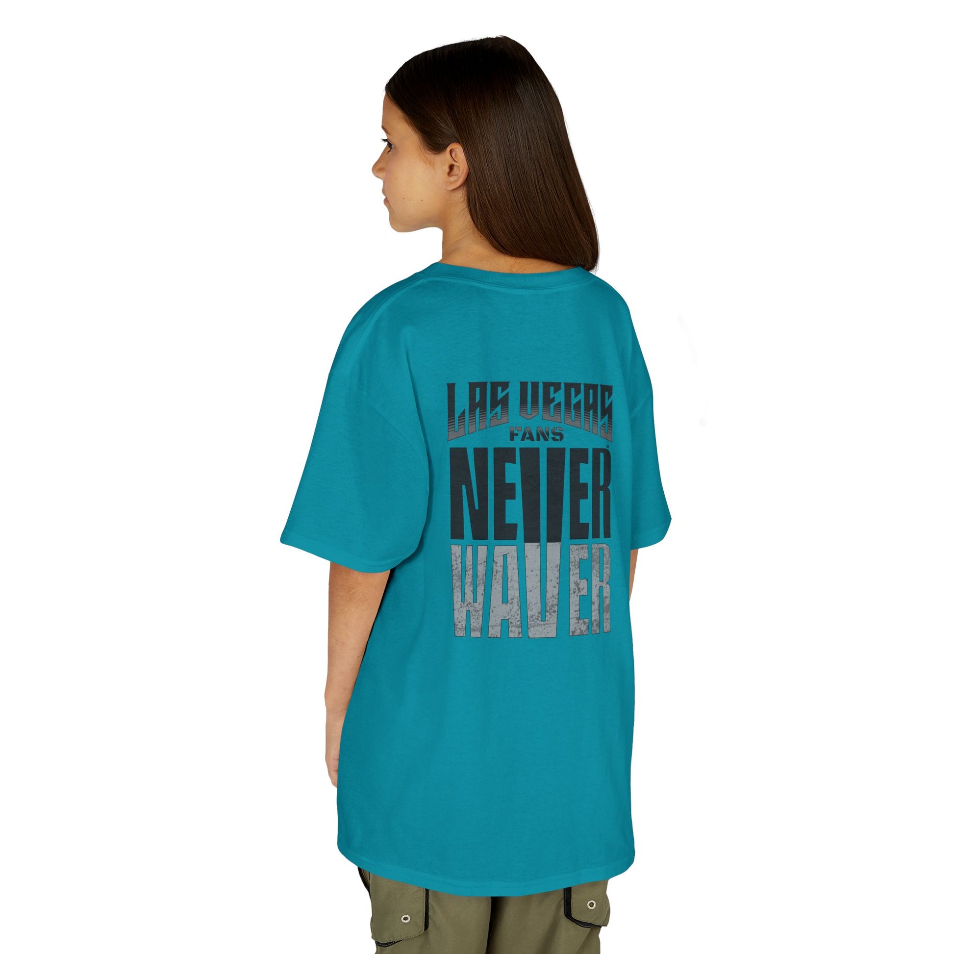 Las Vegas Fans Never Waver Kids Heavy Cotton™ Tee - Never Waver