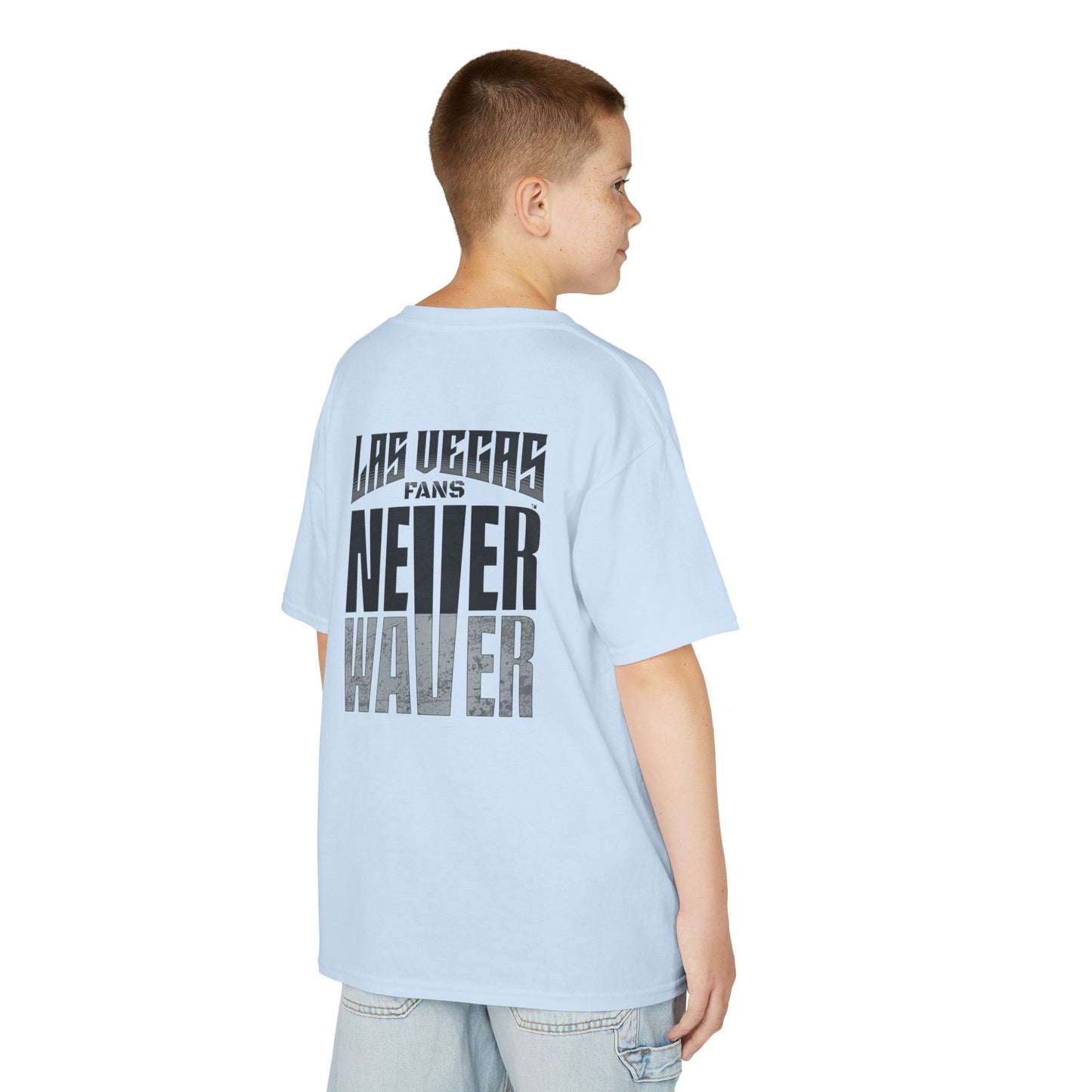 Las Vegas Fans Never Waver Kids Heavy Cotton™ Tee - Never Waver