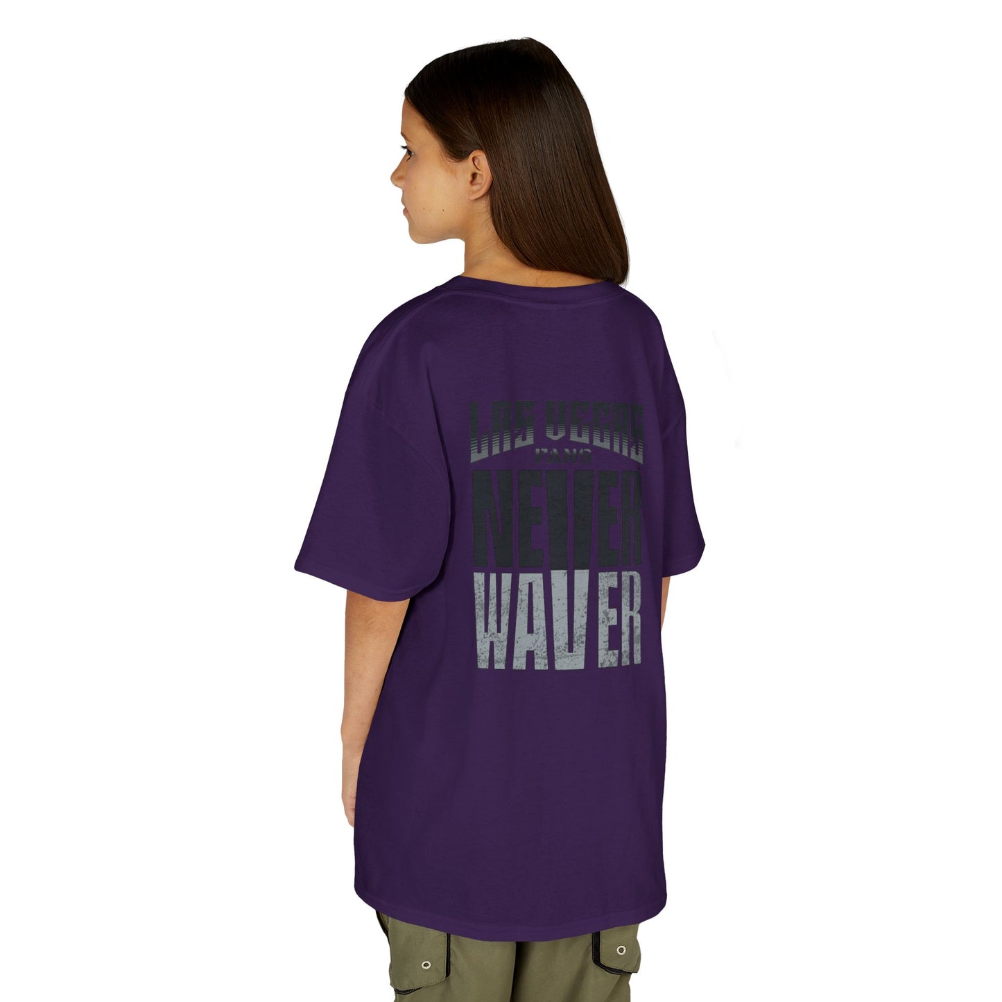 Las Vegas Fans Never Waver Kids Heavy Cotton™ Tee - Never Waver