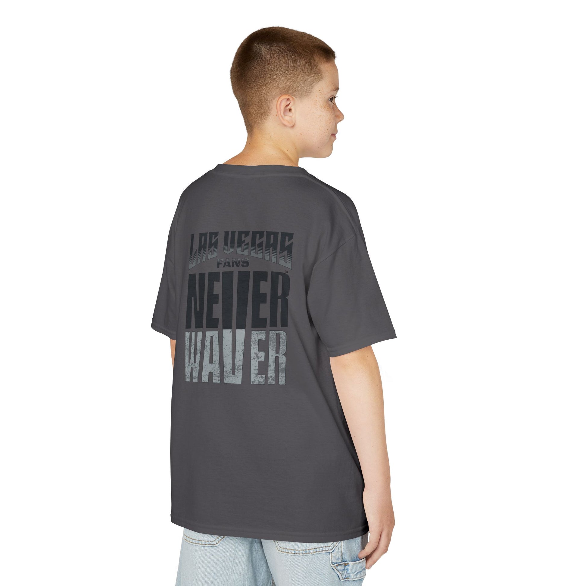 Las Vegas Fans Never Waver Kids Heavy Cotton™ Tee - Never Waver