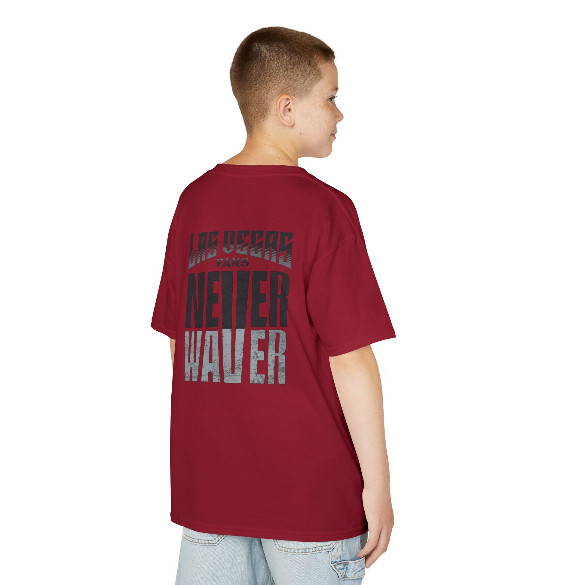 Las Vegas Fans Never Waver Kids Heavy Cotton™ Tee - Never Waver