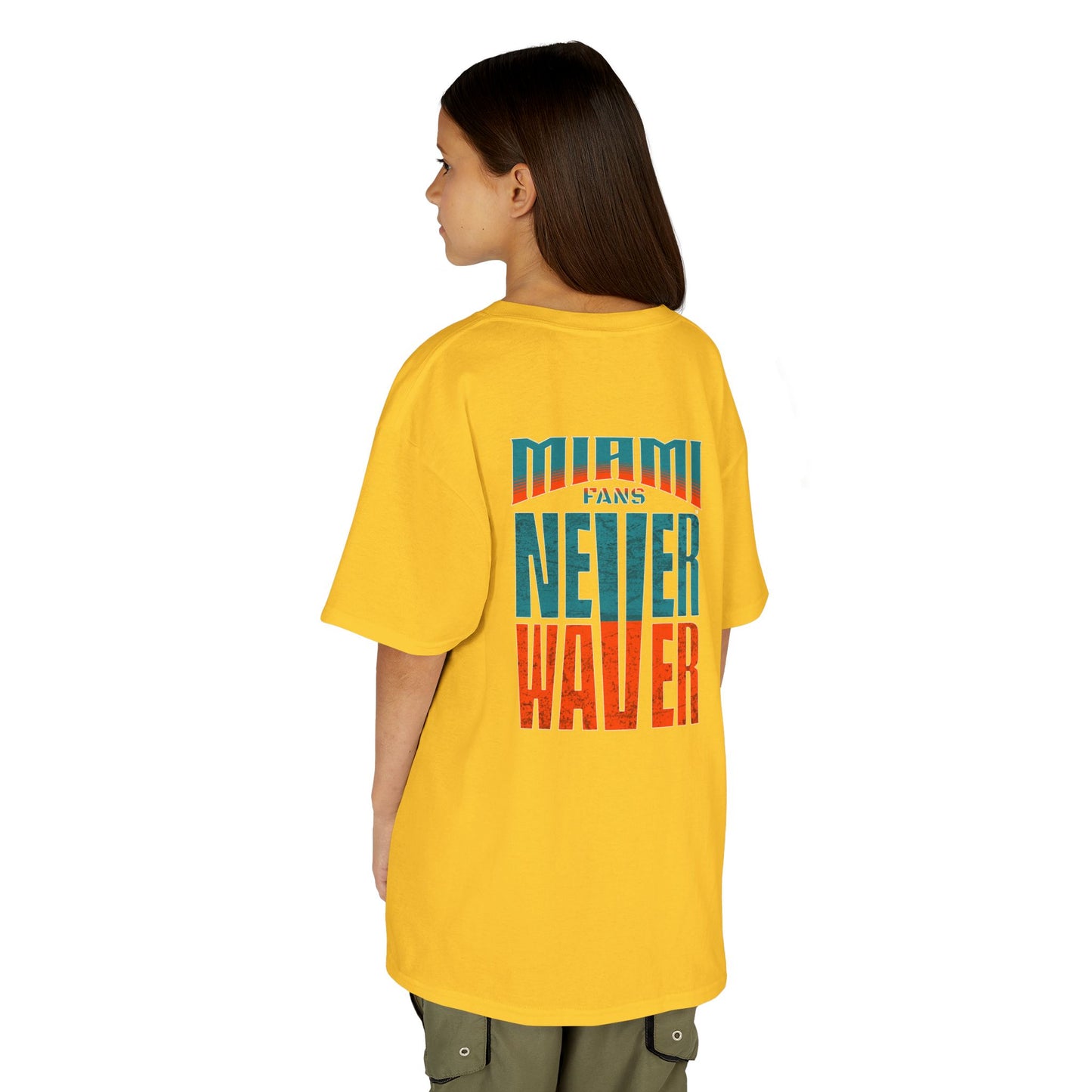 Miami Fans Never Waver Kids Heavy Cotton™ Tee - Never Waver