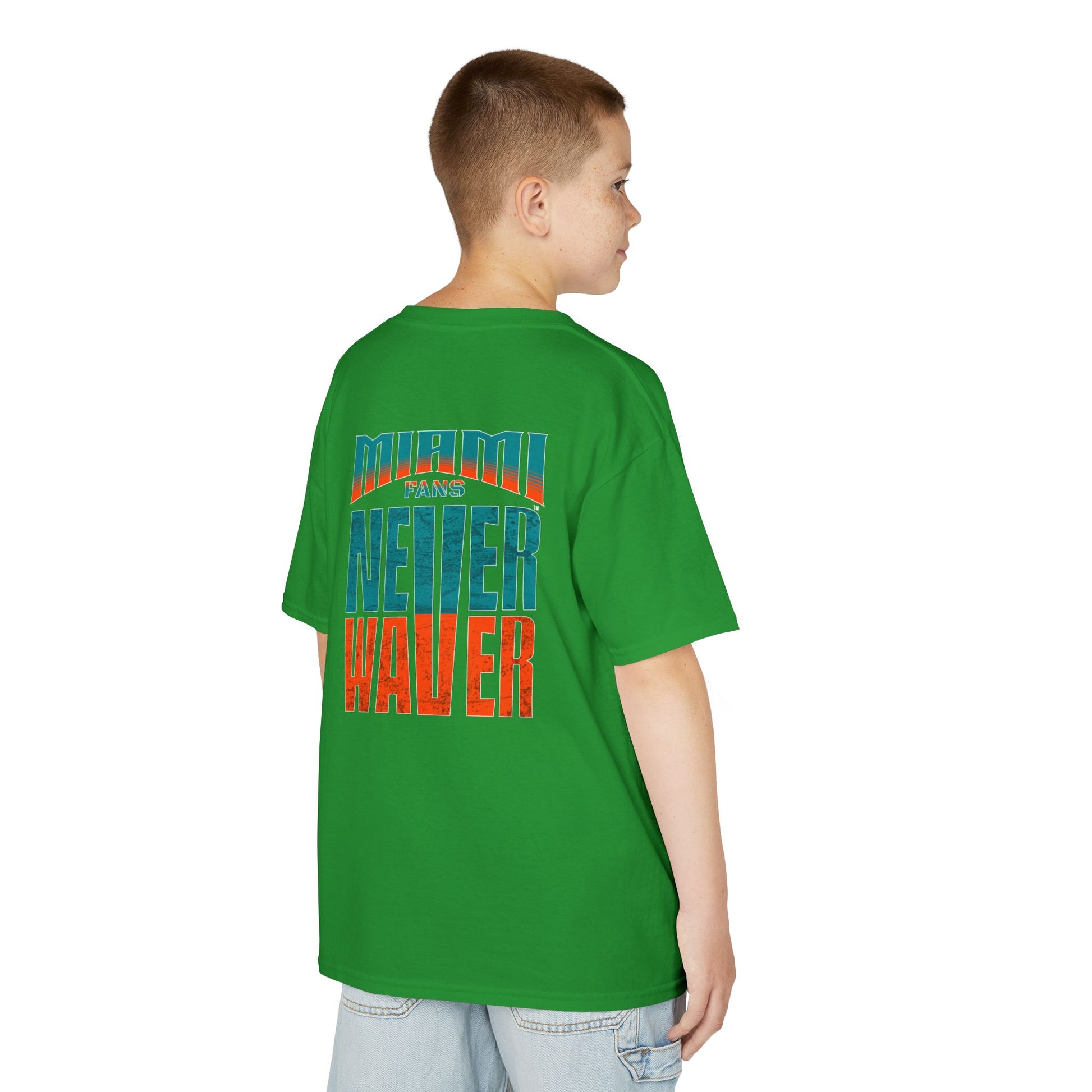 Miami Fans Never Waver Kids Heavy Cotton™ Tee - Never Waver
