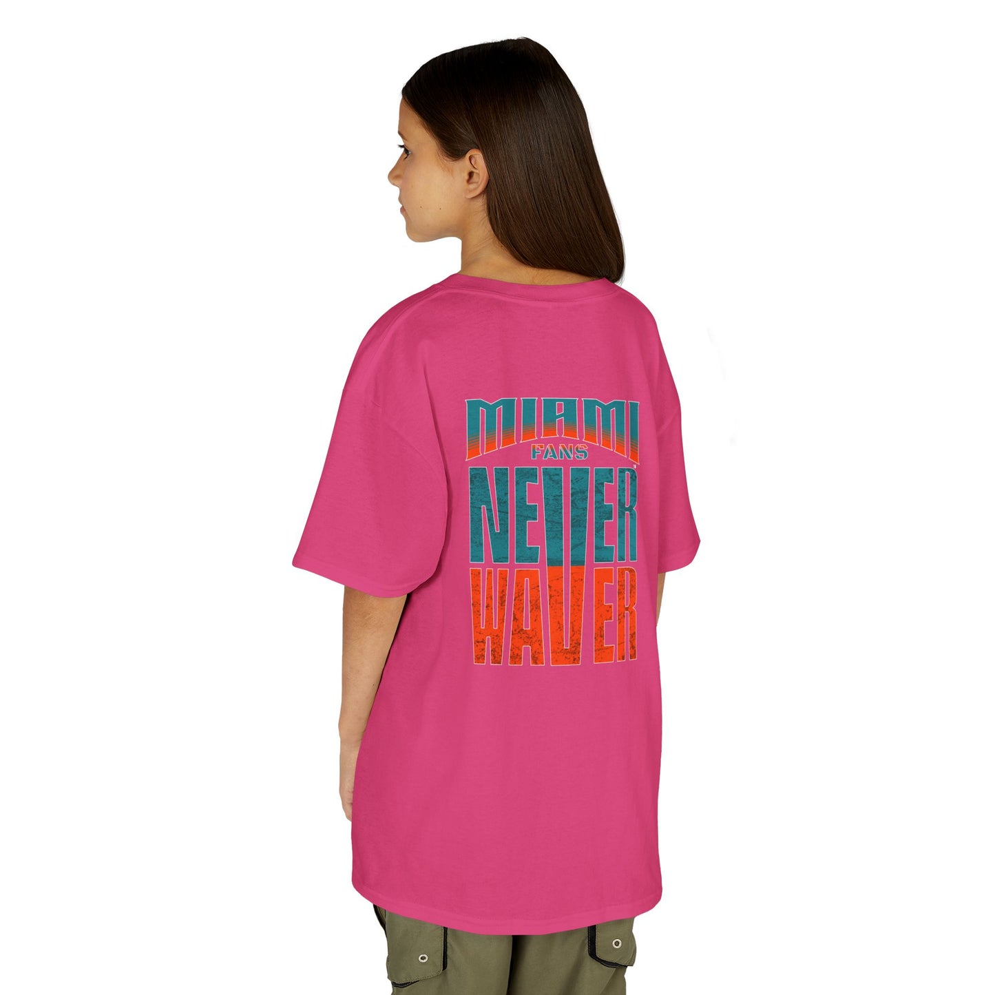 Miami Fans Never Waver Kids Heavy Cotton™ Tee - Never Waver