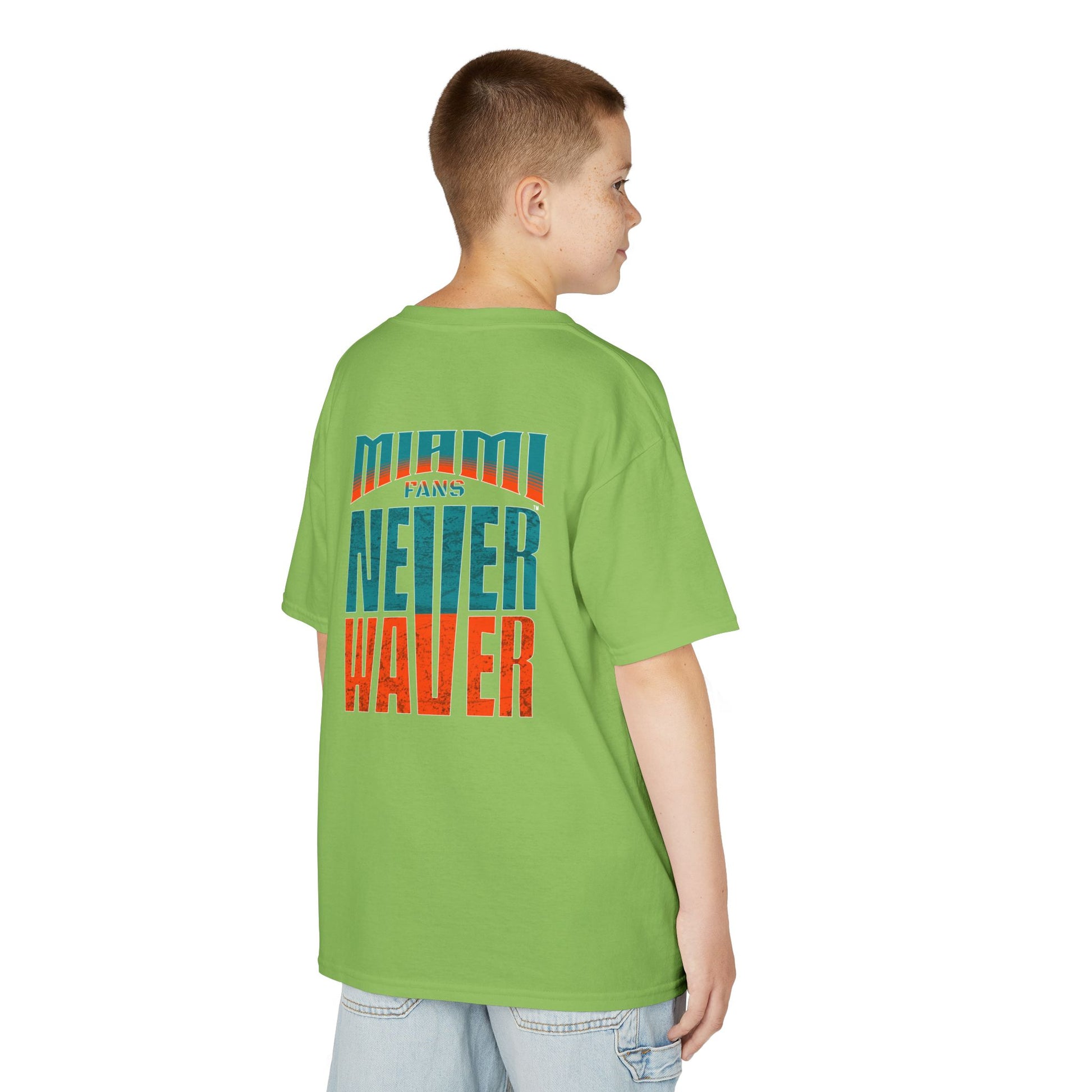 Miami Fans Never Waver Kids Heavy Cotton™ Tee - Never Waver