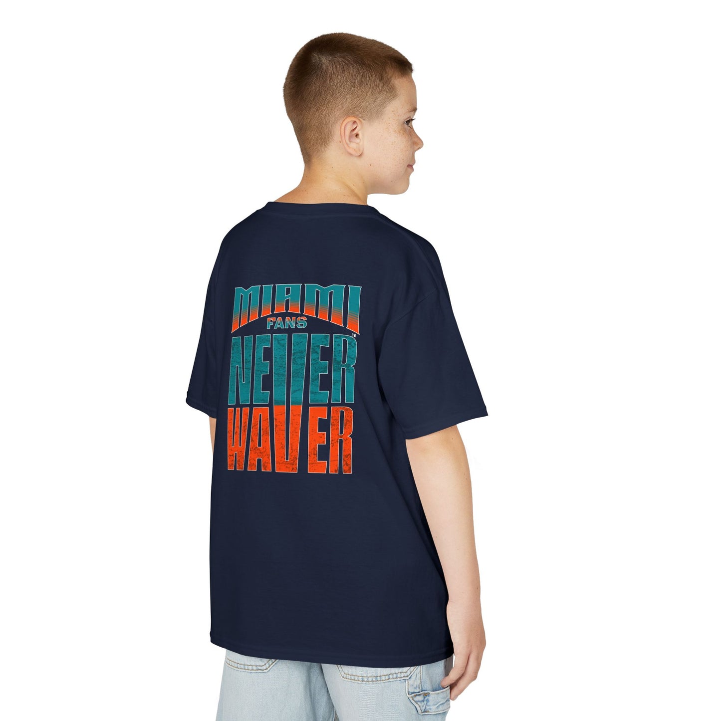 Miami Fans Never Waver Kids Heavy Cotton™ Tee - Never Waver