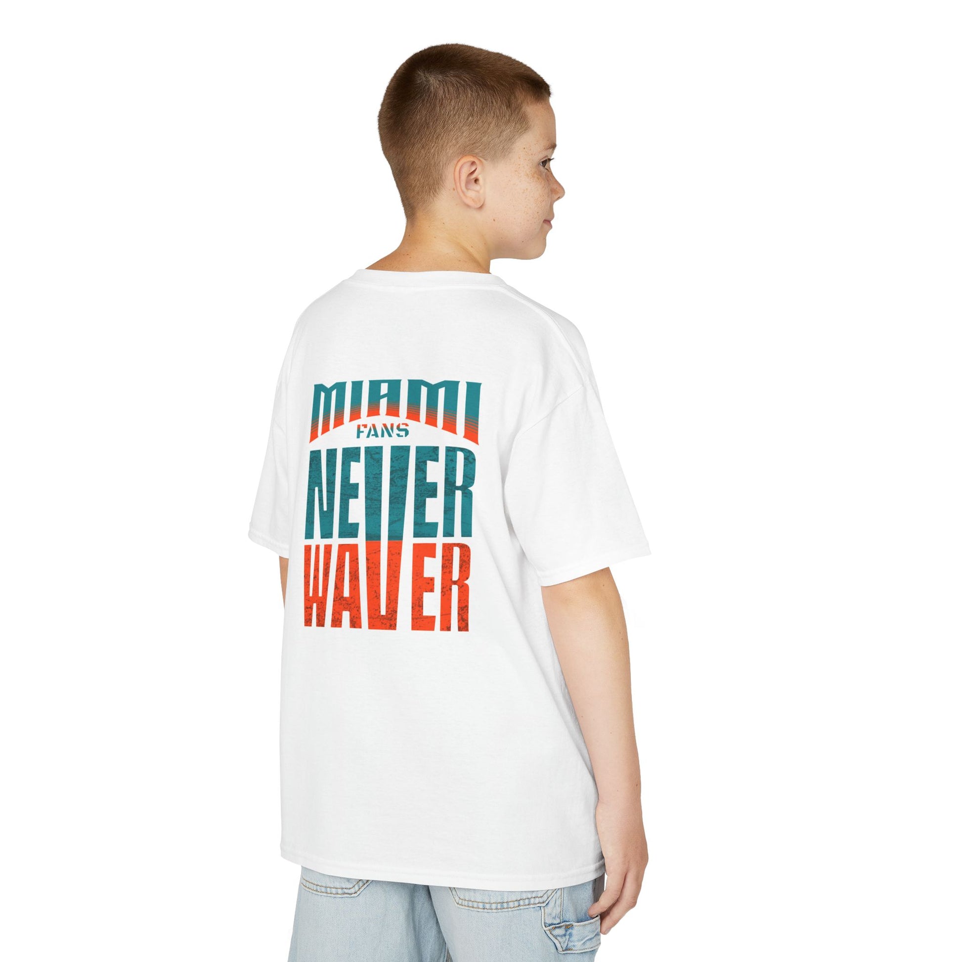 Miami Fans Never Waver Kids Heavy Cotton™ Tee - Never Waver