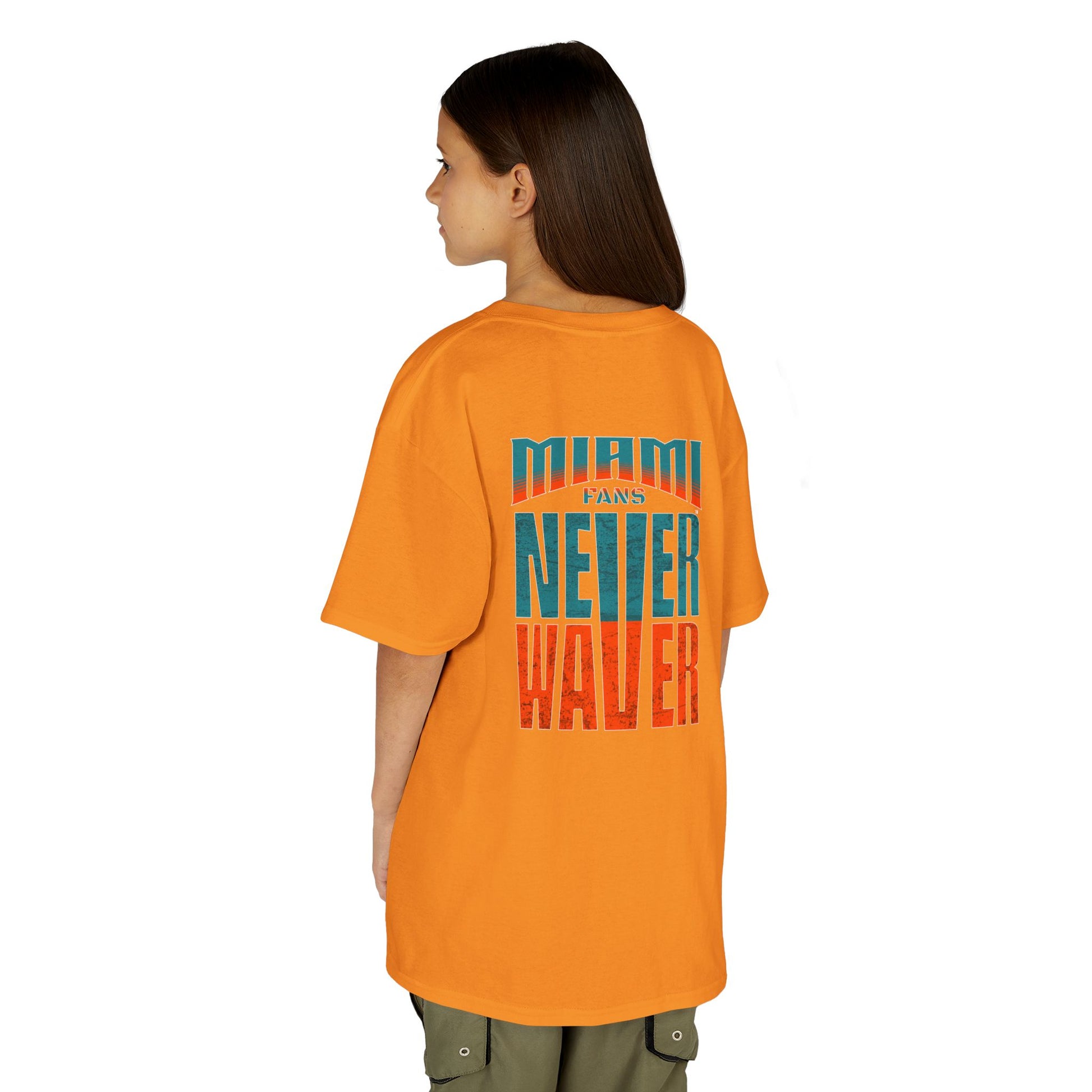 Miami Fans Never Waver Kids Heavy Cotton™ Tee - Never Waver