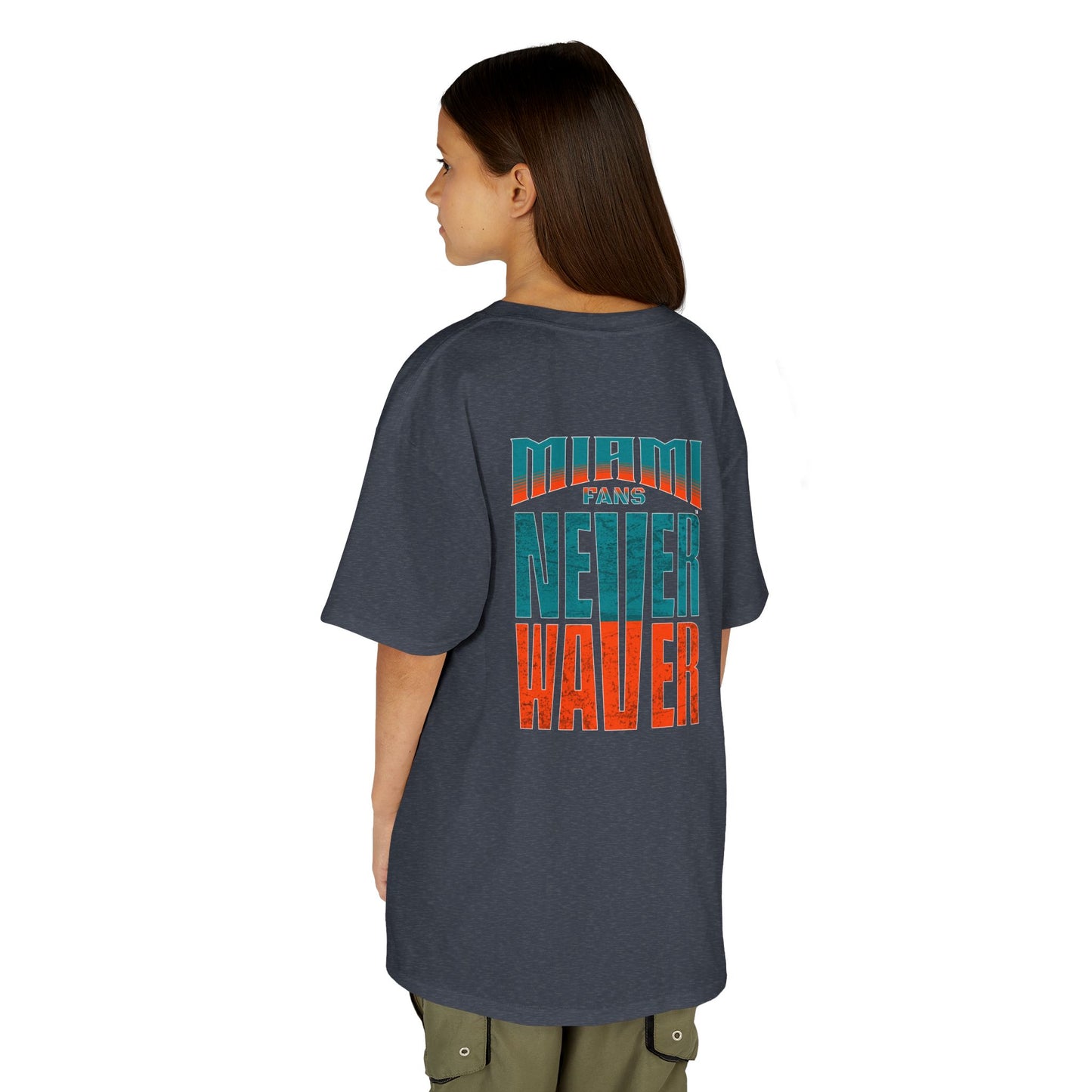 Miami Fans Never Waver Kids Heavy Cotton™ Tee - Never Waver