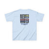 Never Waver Always Back Our First Responders  Kids Heavy Cotton™ Tee - Never Waver