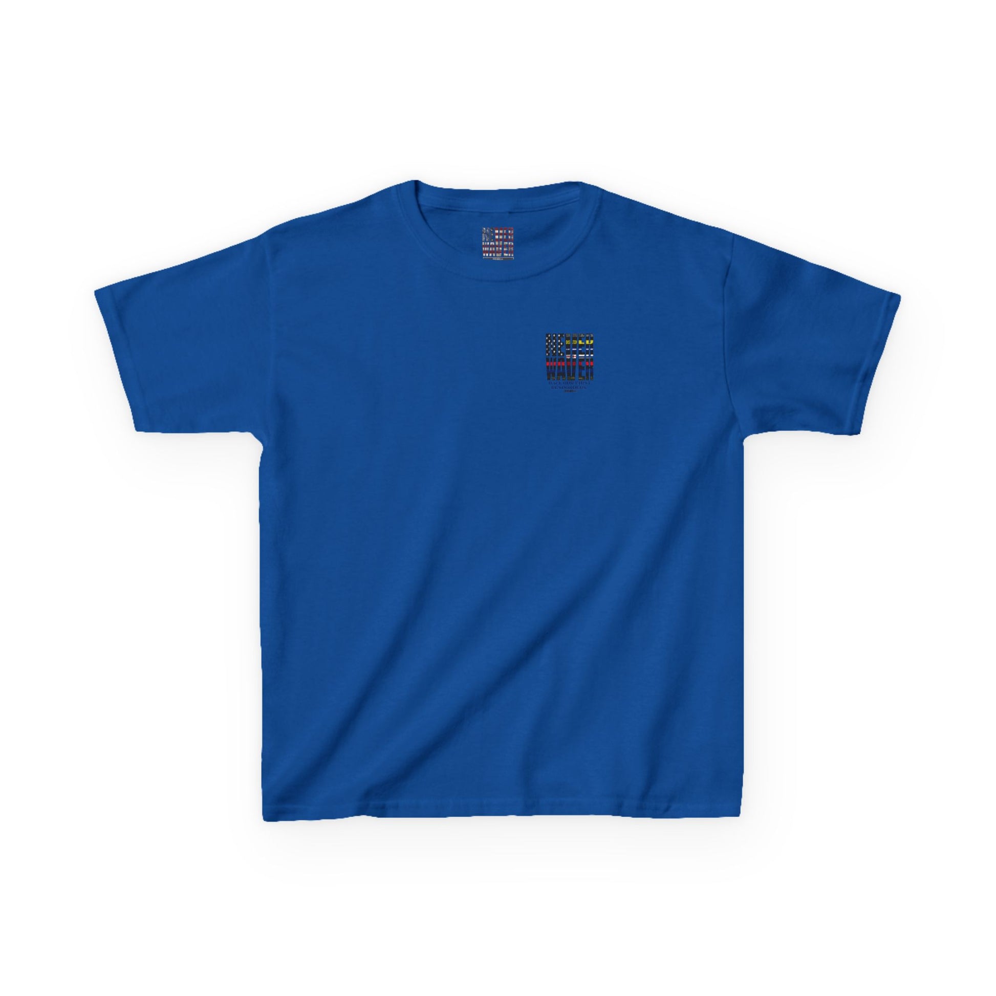 Never Waver Always Back Our First Responders  Kids Heavy Cotton™ Tee - Never Waver