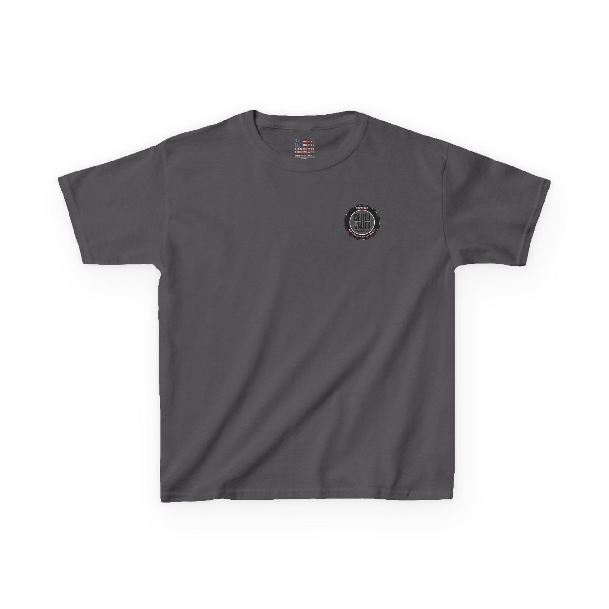 NEVER WAVER KICK FEAR IN THE TEETH Kids Heavy Cotton™ Tee - Never Waver