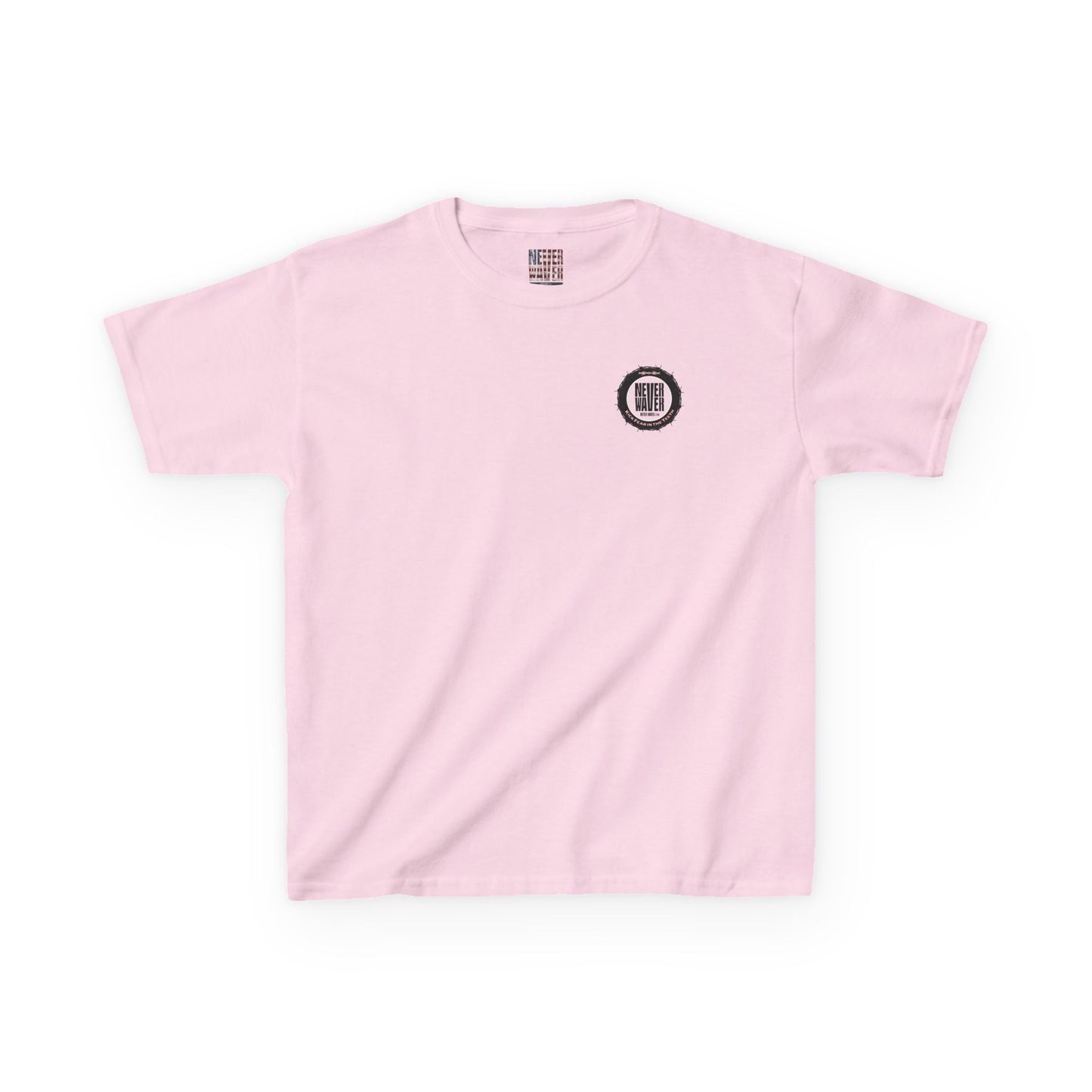NEVER WAVER KICK FEAR IN THE TEETH Kids Heavy Cotton™ Tee - Never Waver