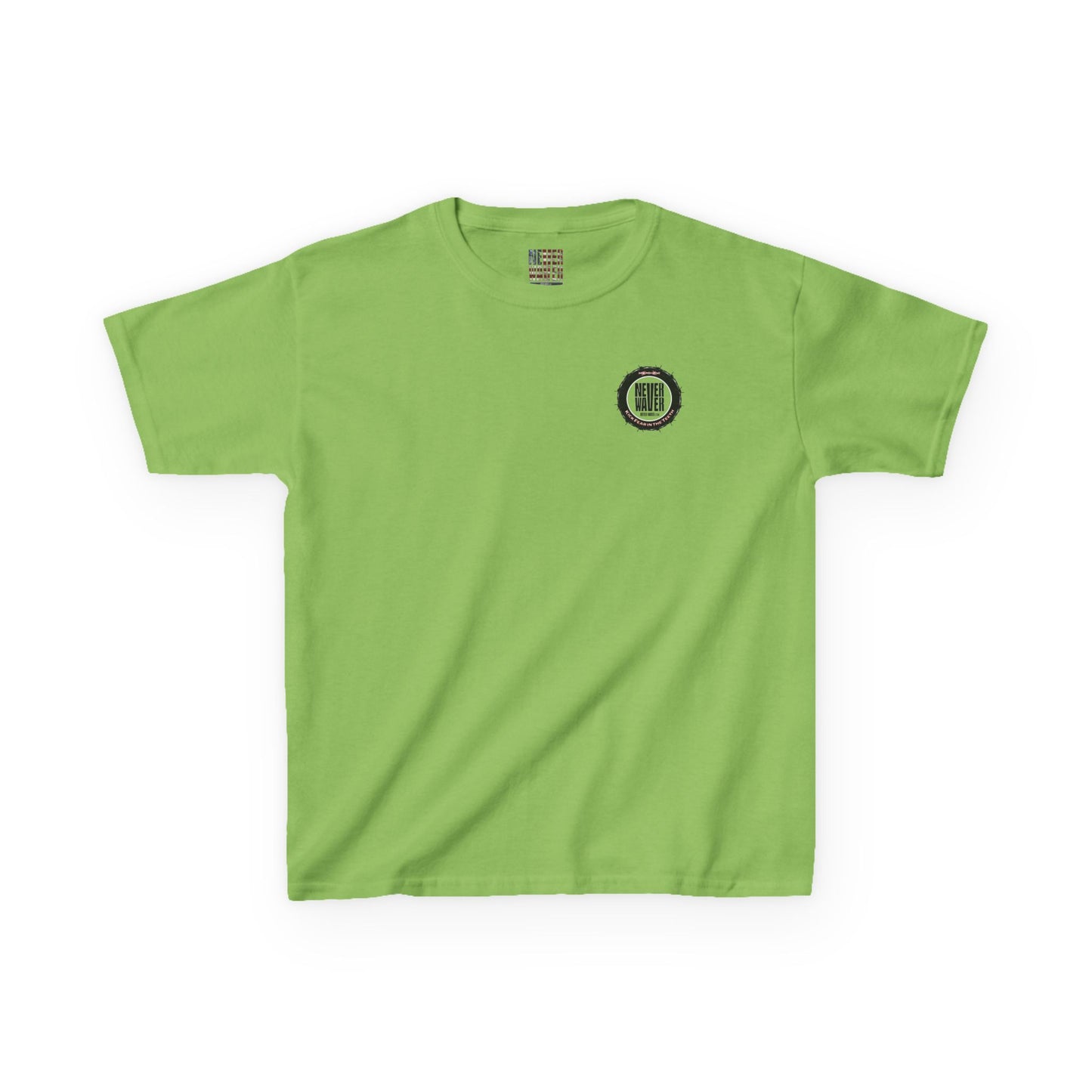 NEVER WAVER KICK FEAR IN THE TEETH Kids Heavy Cotton™ Tee - Never Waver