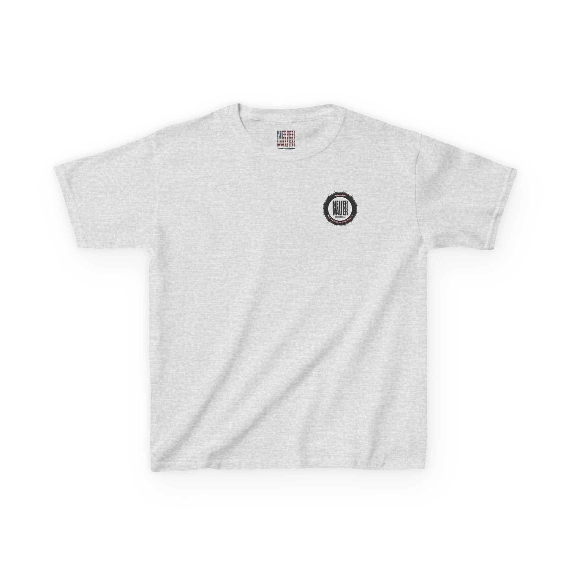 NEVER WAVER KICK FEAR IN THE TEETH Kids Heavy Cotton™ Tee - Never Waver