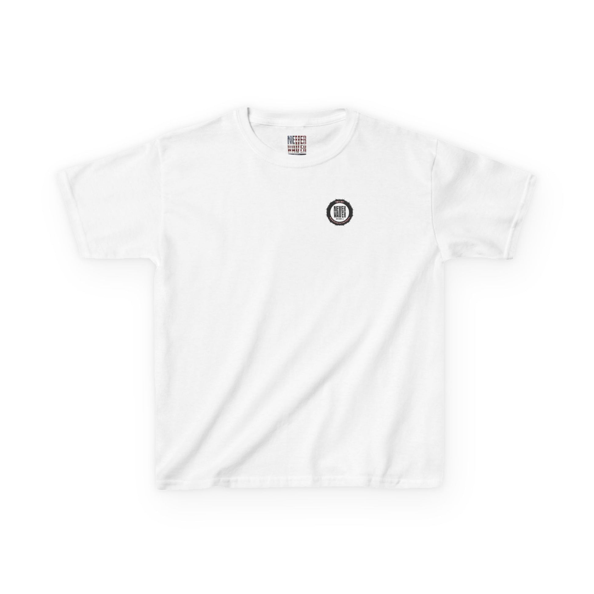 NEVER WAVER KICK FEAR IN THE TEETH Kids Heavy Cotton™ Tee - Never Waver
