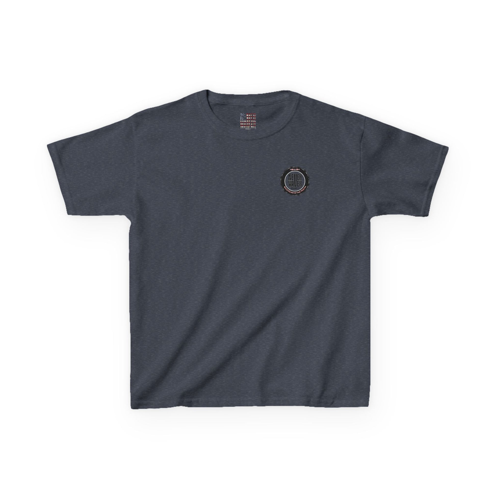 NEVER WAVER KICK FEAR IN THE TEETH Kids Heavy Cotton™ Tee - Never Waver
