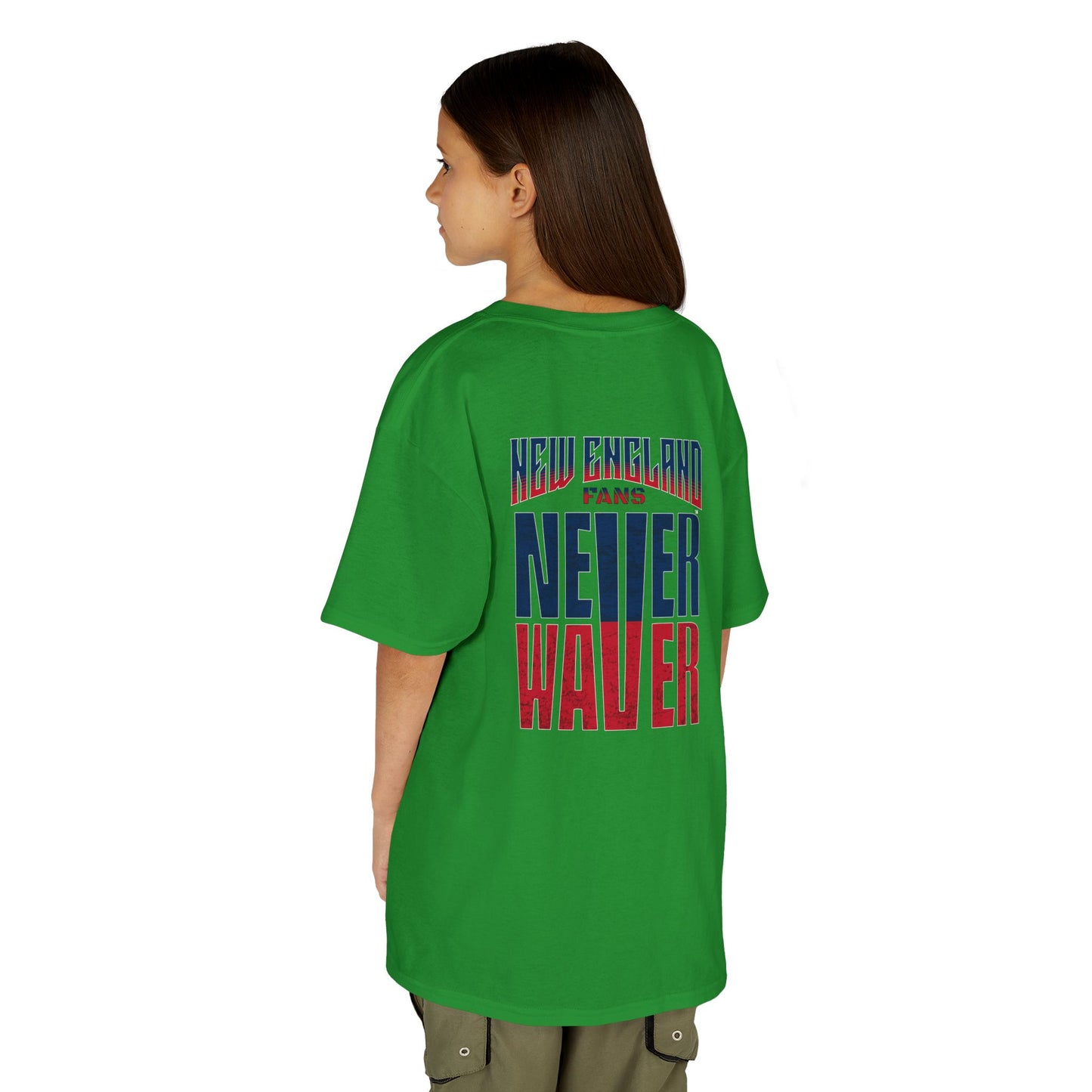 New England Fans Never Waver Kids Heavy Cotton™ Tee - Never Waver