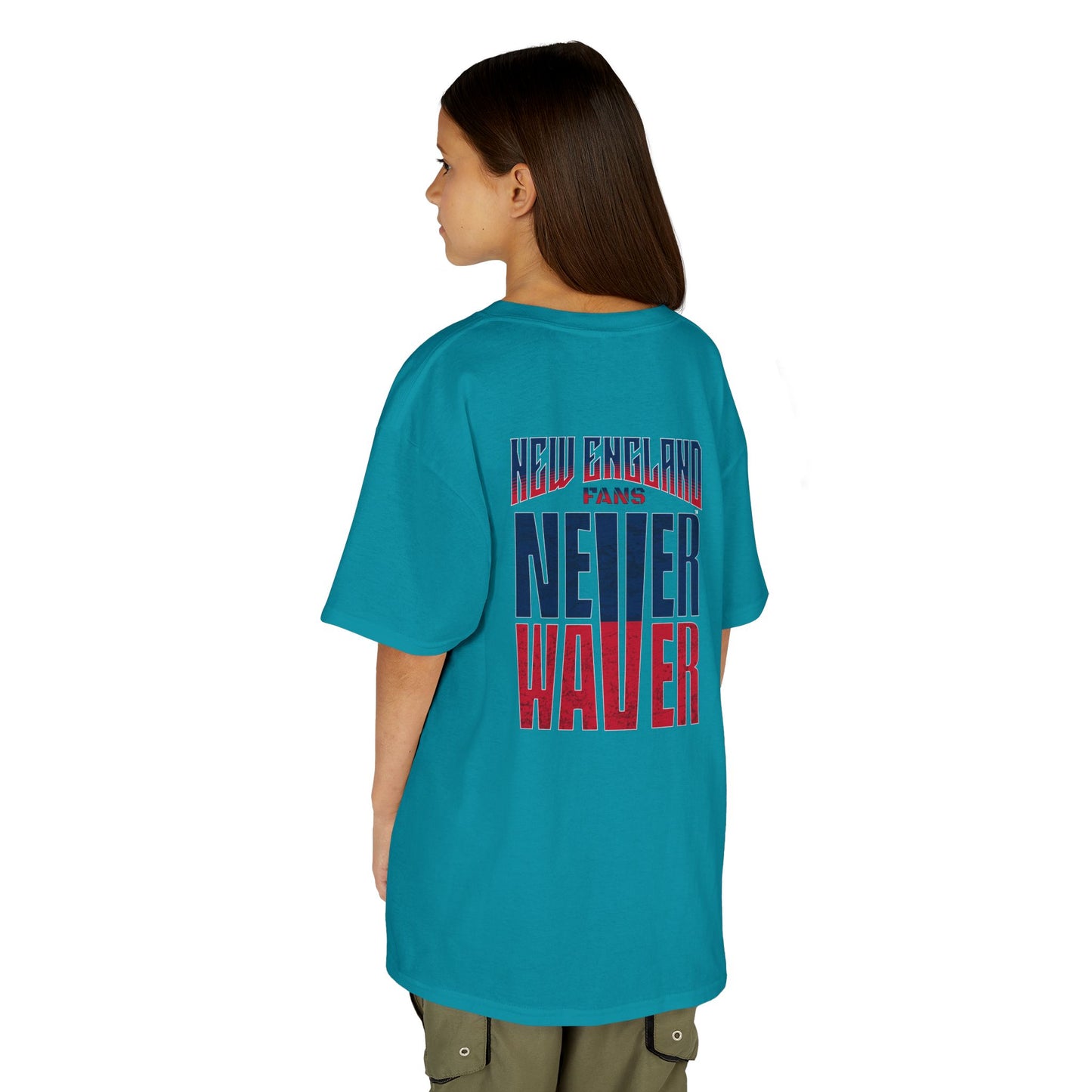 New England Fans Never Waver Kids Heavy Cotton™ Tee - Never Waver