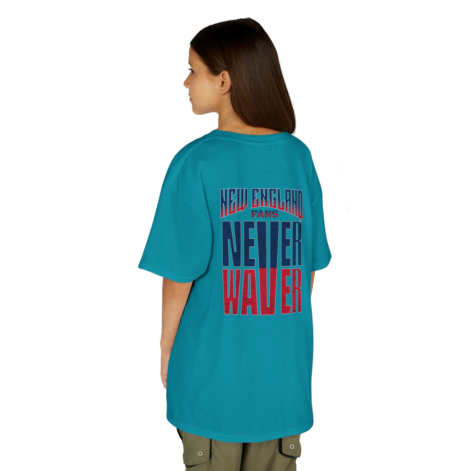 New England Fans Never Waver Kids Heavy Cotton™ Tee - Never Waver