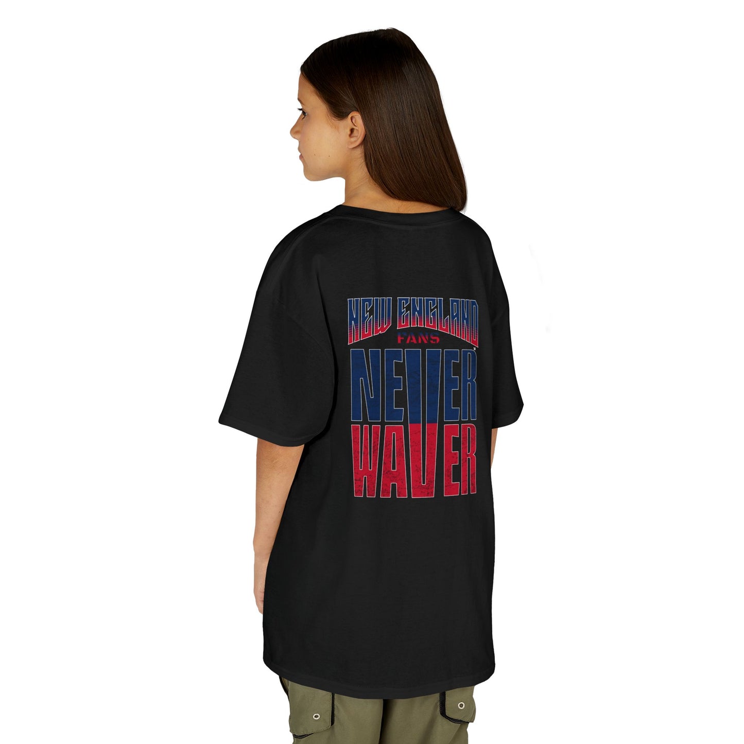 New England Fans Never Waver Kids Heavy Cotton™ Tee - Never Waver