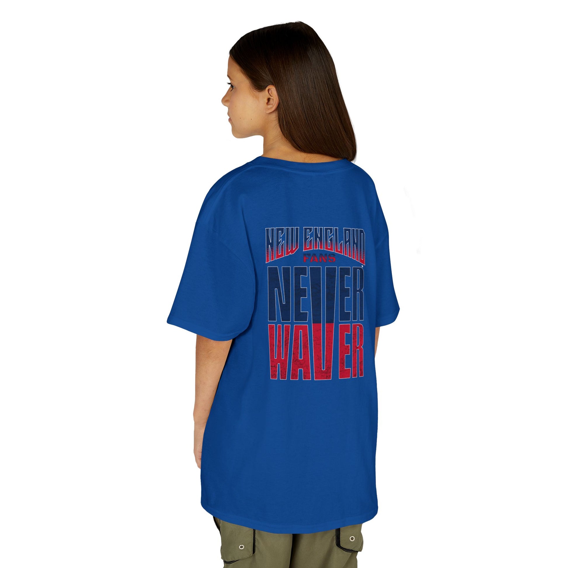 New England Fans Never Waver Kids Heavy Cotton™ Tee - Never Waver
