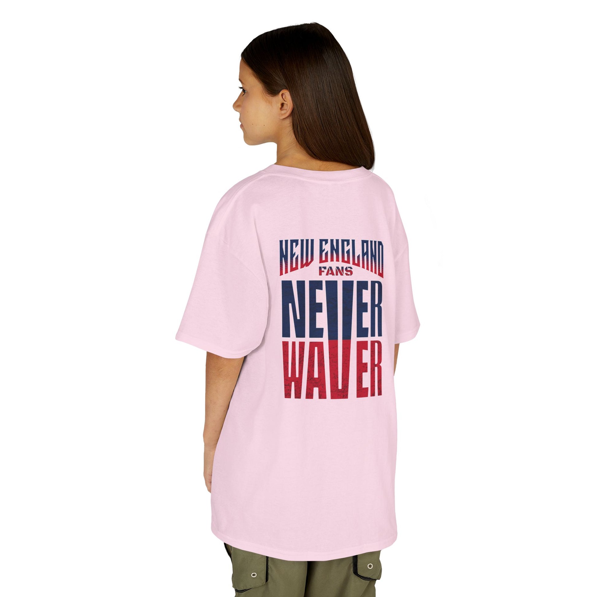 New England Fans Never Waver Kids Heavy Cotton™ Tee - Never Waver