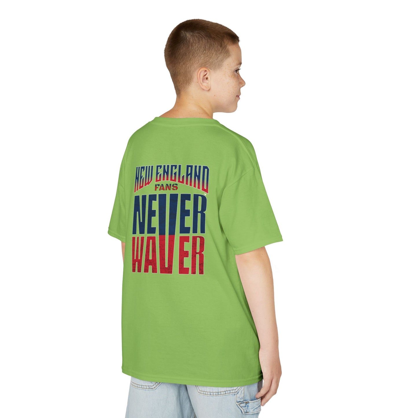 New England Fans Never Waver Kids Heavy Cotton™ Tee - Never Waver