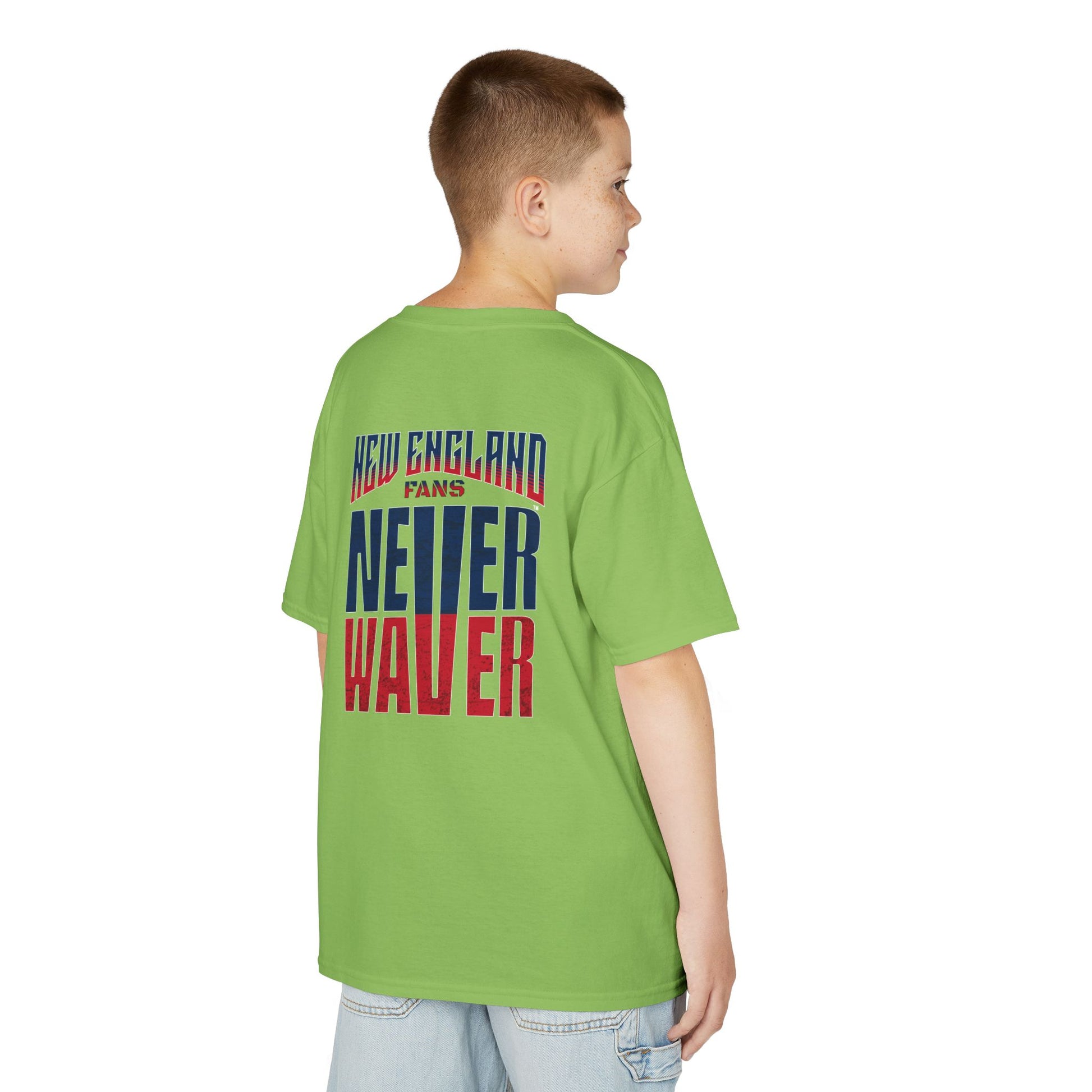 New England Fans Never Waver Kids Heavy Cotton™ Tee - Never Waver