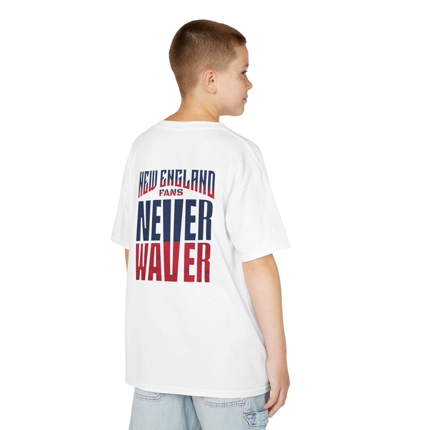 New England Fans Never Waver Kids Heavy Cotton™ Tee - Never Waver